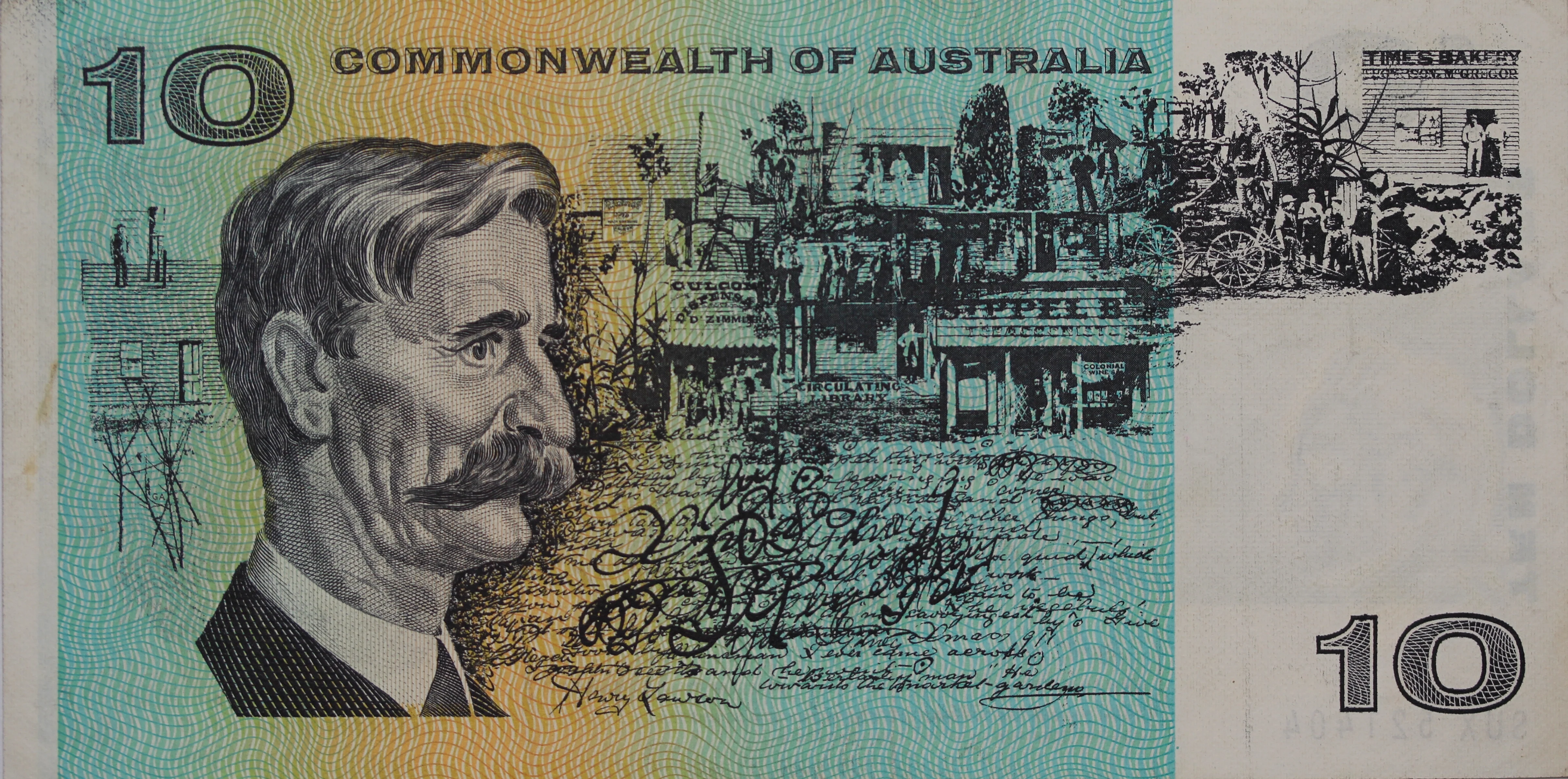 $10 1972 Phillips/Wheeler aEF - Image 2
