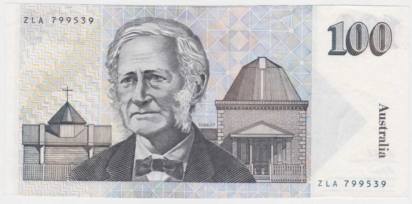 $100 1992 Fraser/Cole aUNC - Image 2