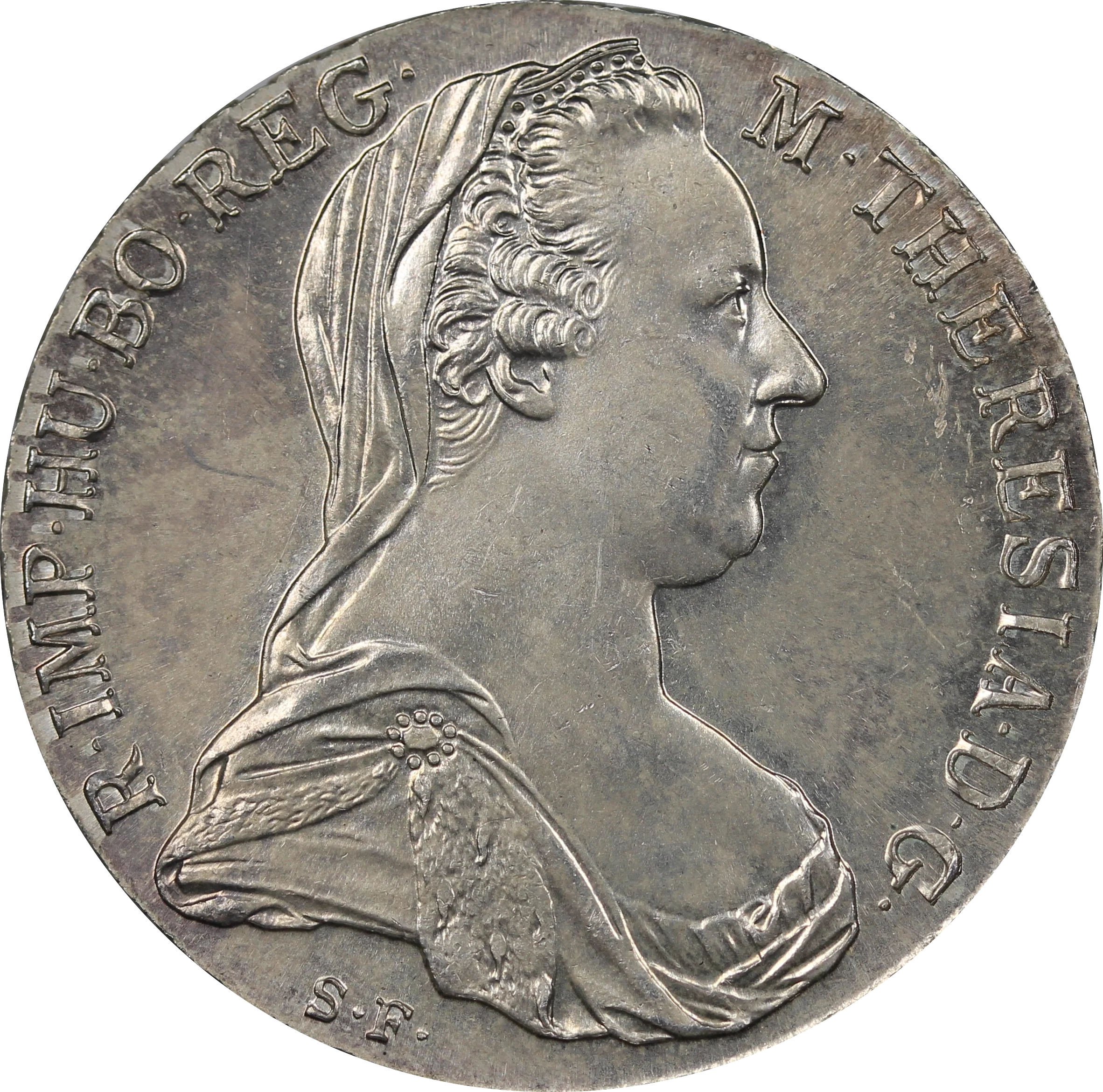 1780 Maria Theresa Silver Thaler Restrike