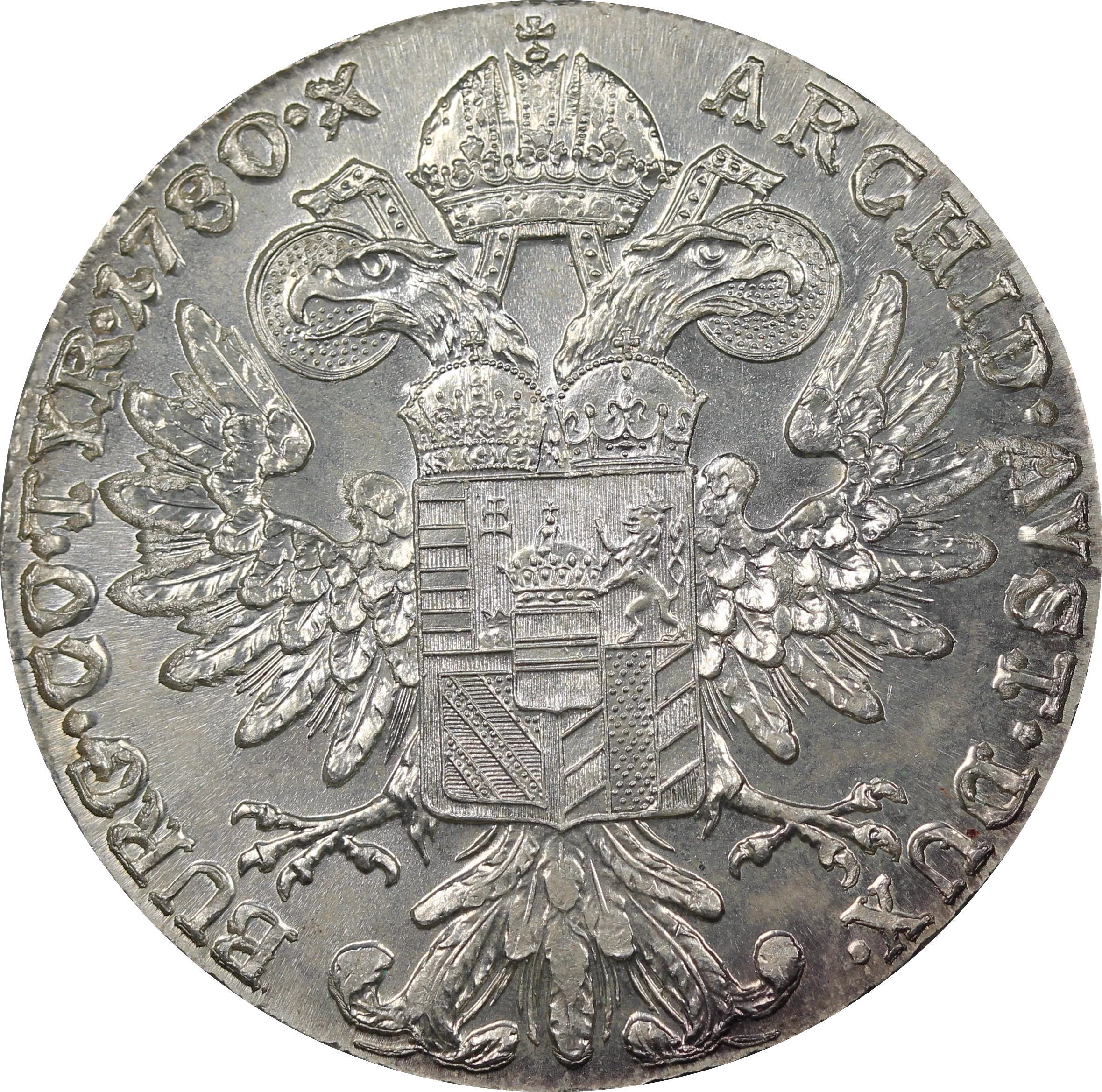 1780 Maria Theresa Silver Thaler Restrike - Image 2