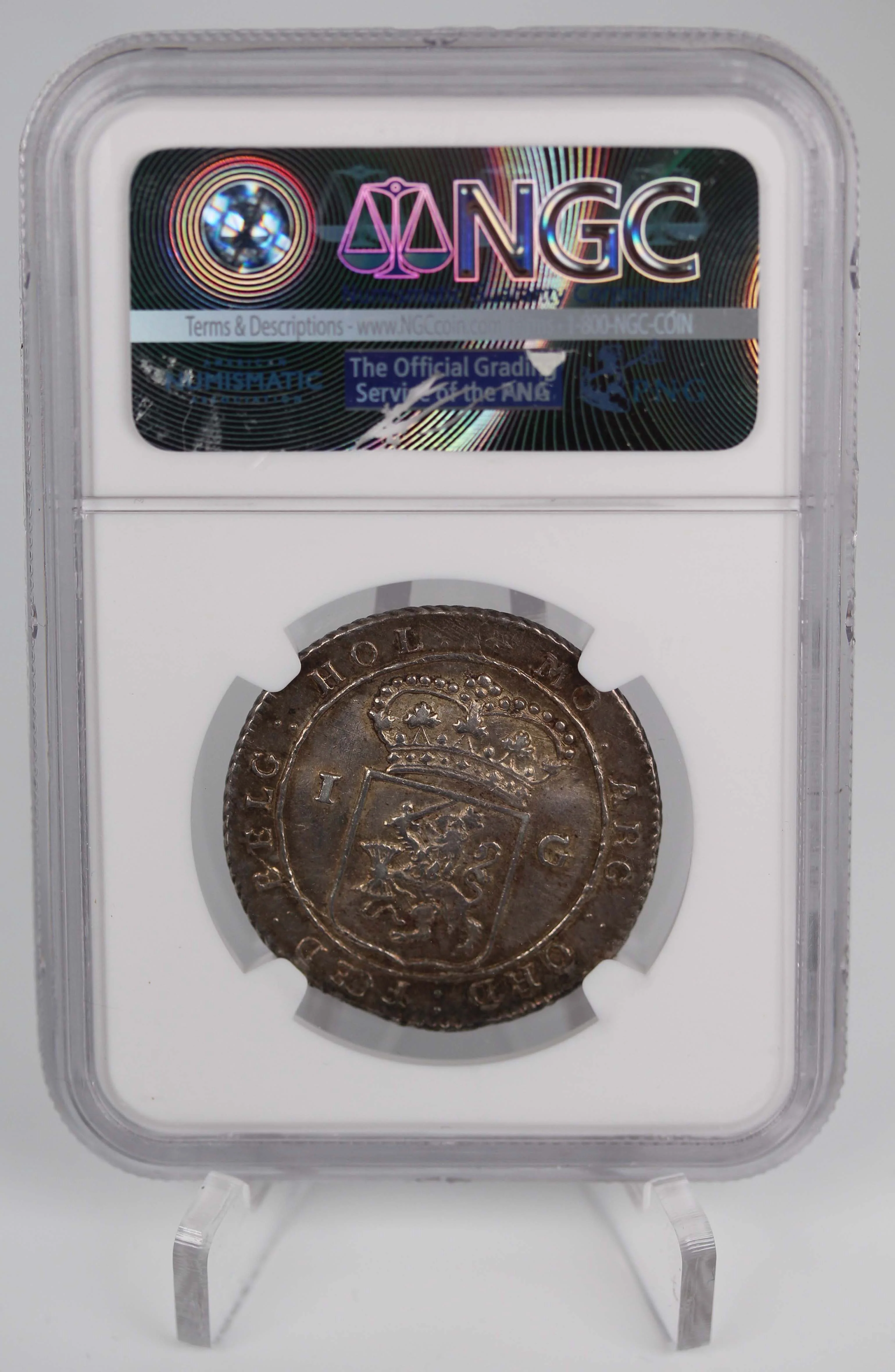 1802 Batavian Republic Gulden NGC AU58 - Image 4