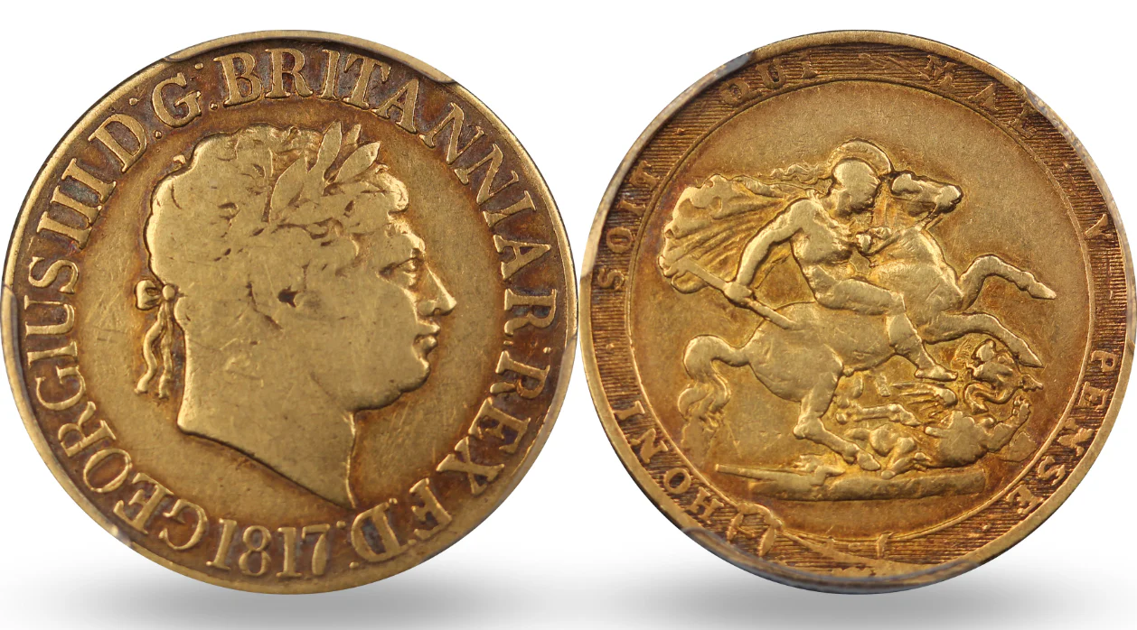 1817 GB Gold Sovereign PCGS VF20 - Image 2