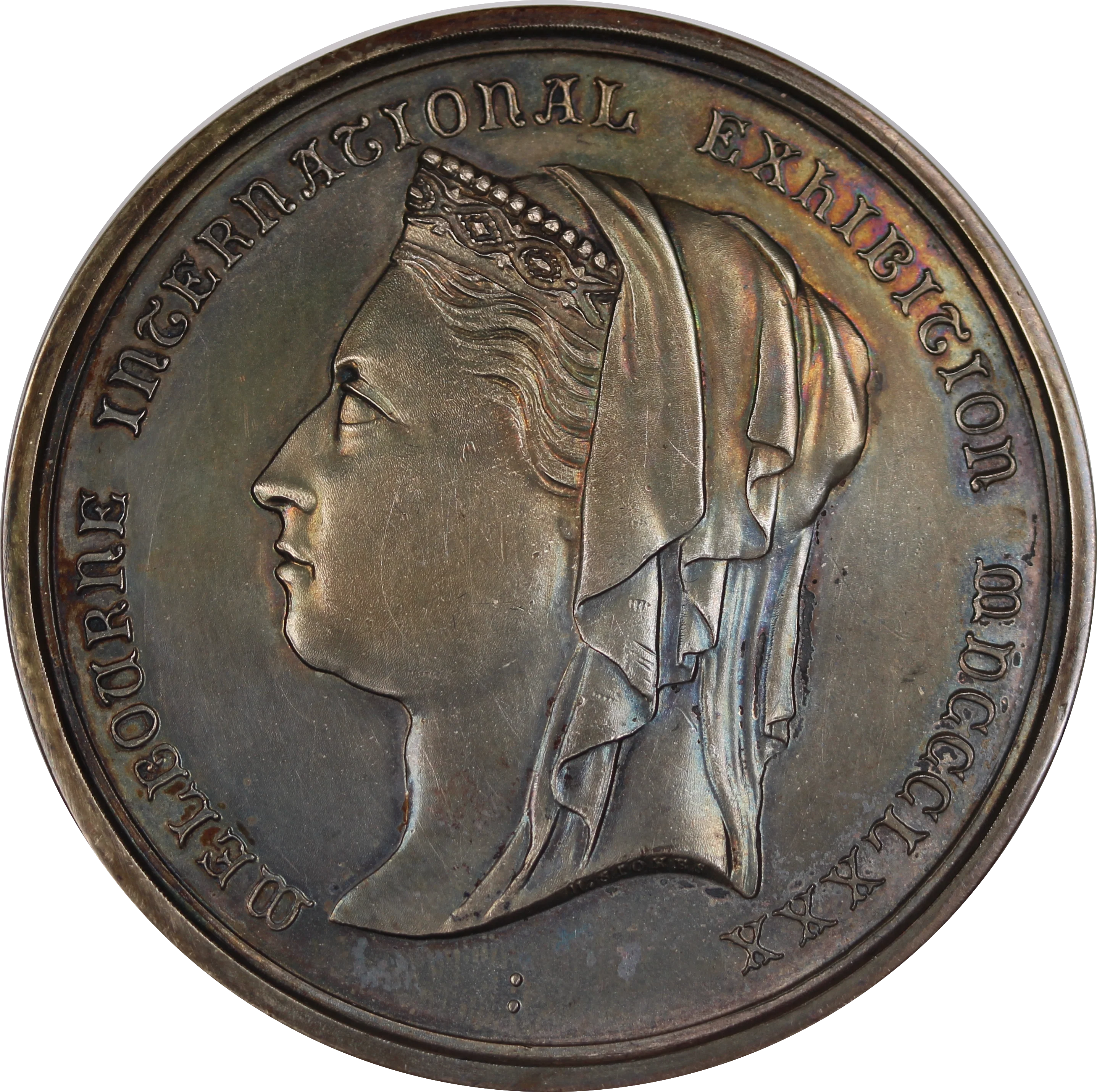 1880 Melbourne International Exhibition Silver Prize Medal