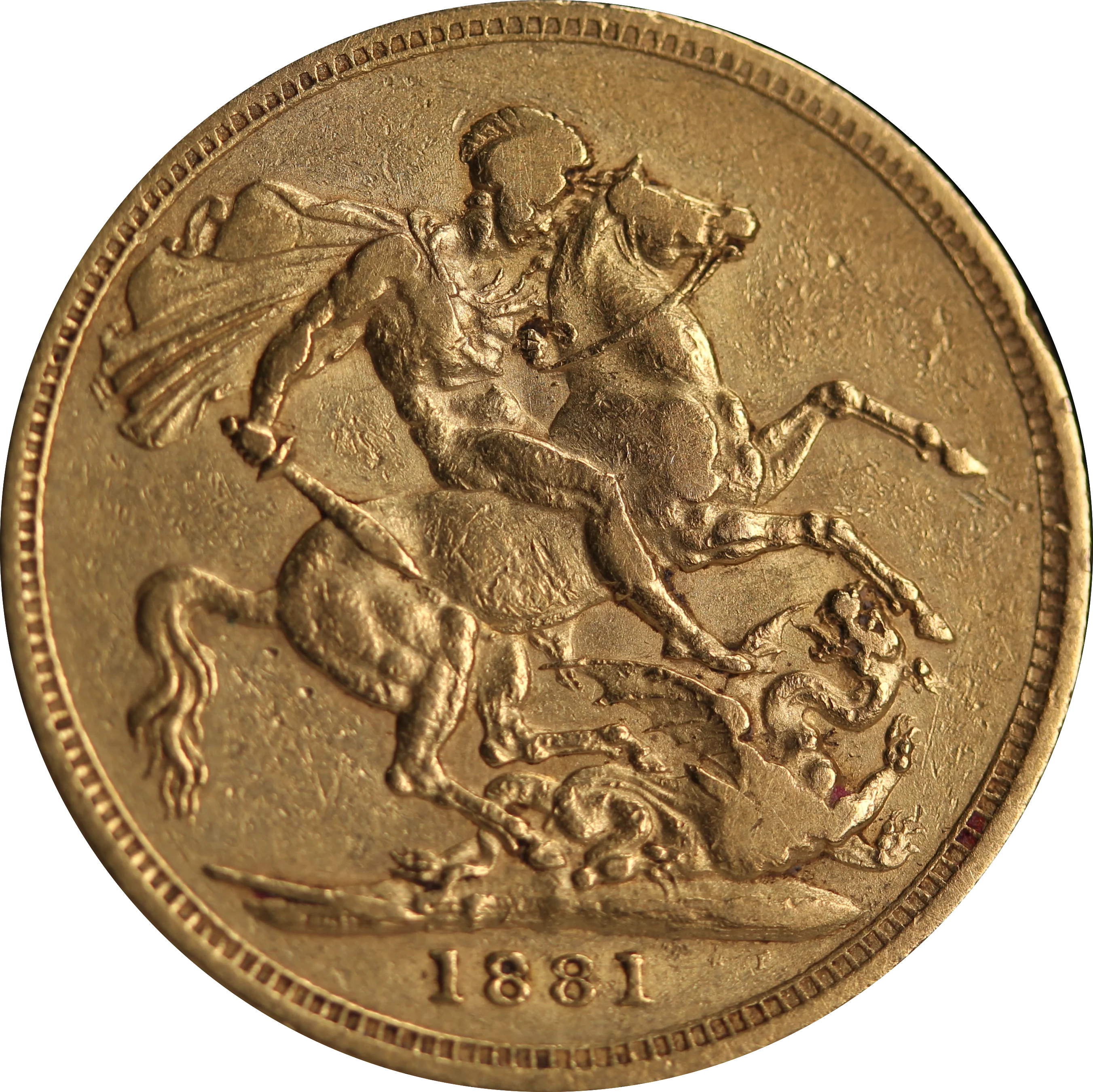 1881 Melbourne Mint Sovereign Fine