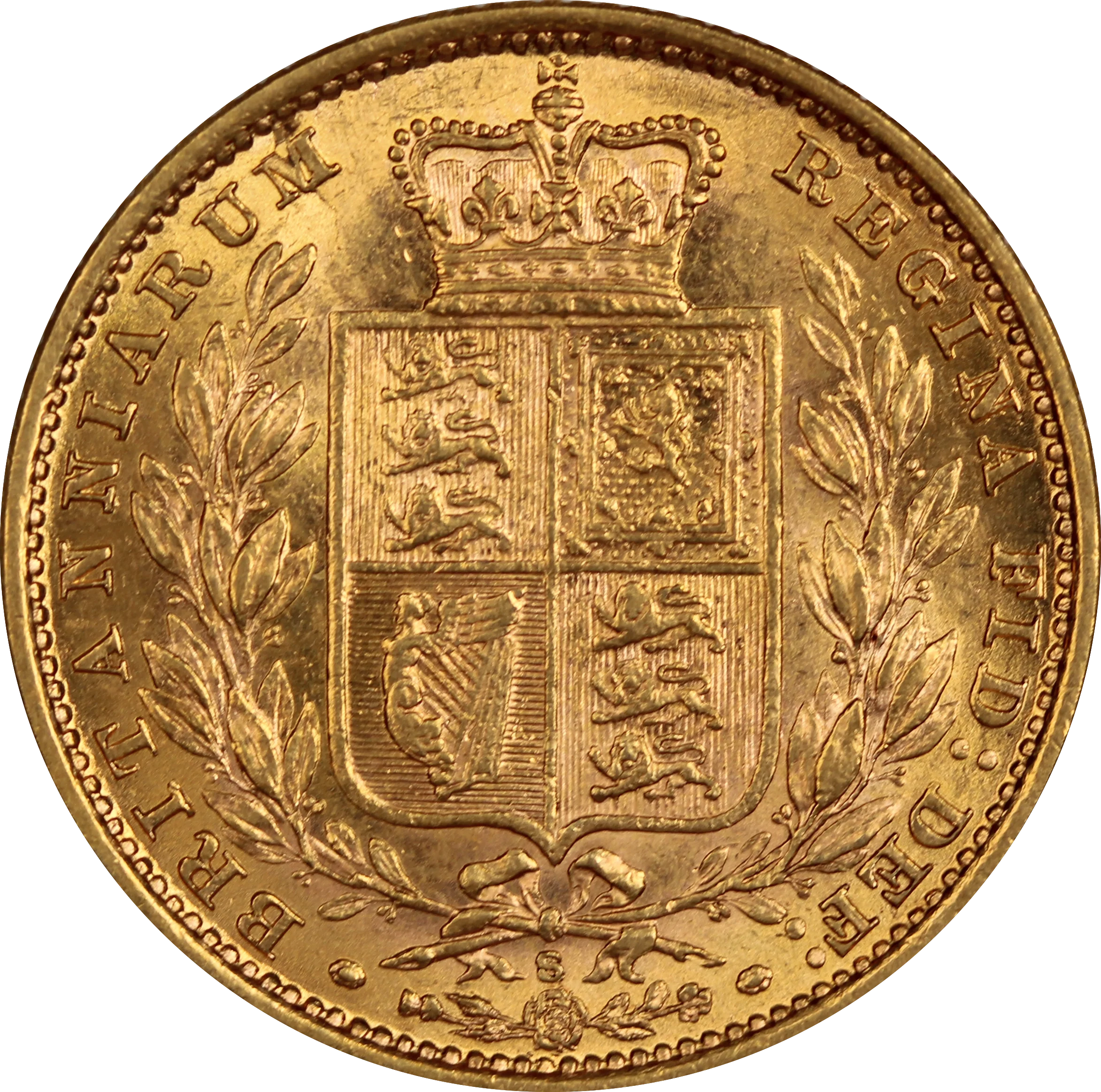 1884 Sydney Mint Shield Gold Sovereign UNC - Image 2