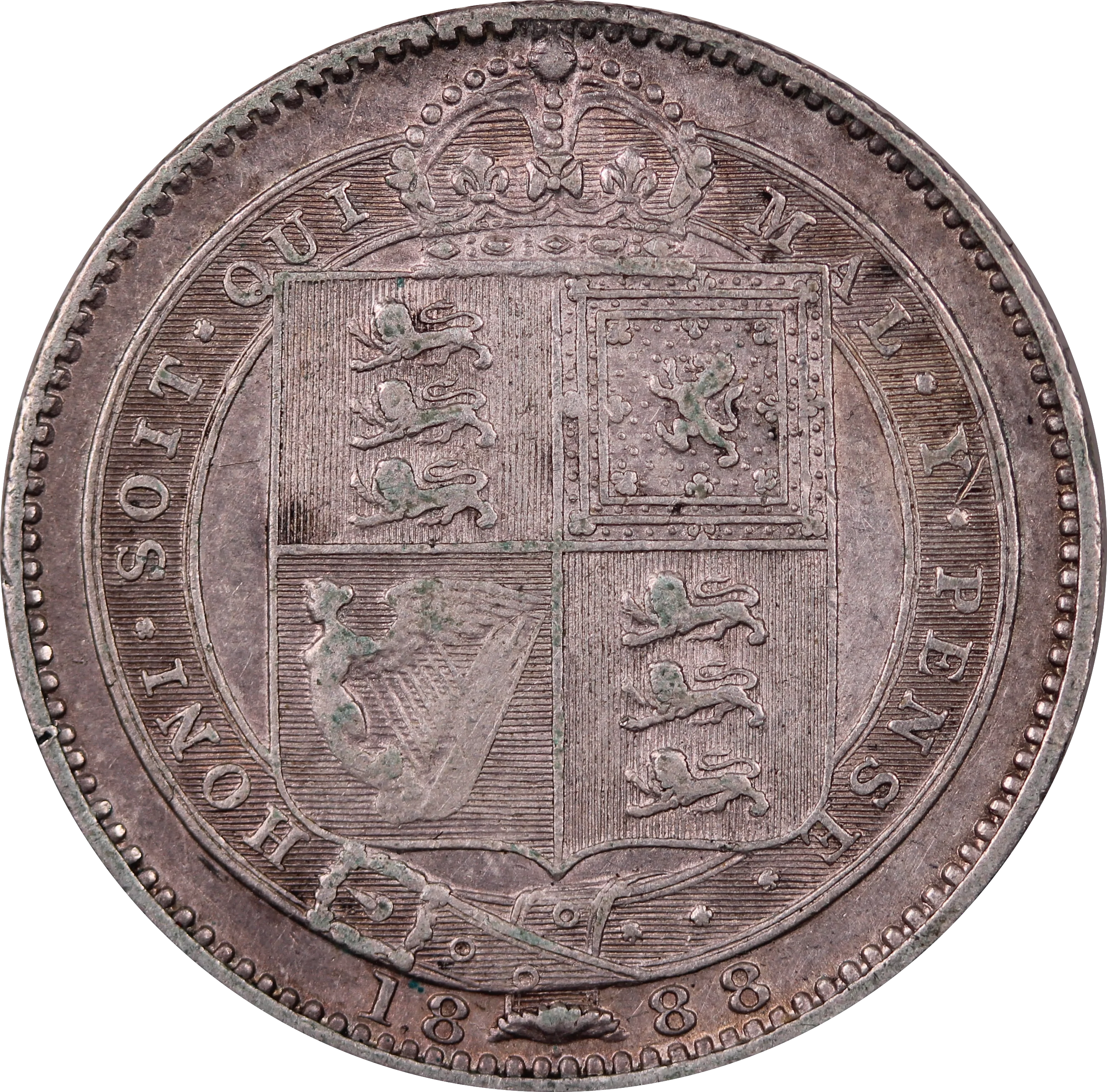 1888 GB Shilling aVF