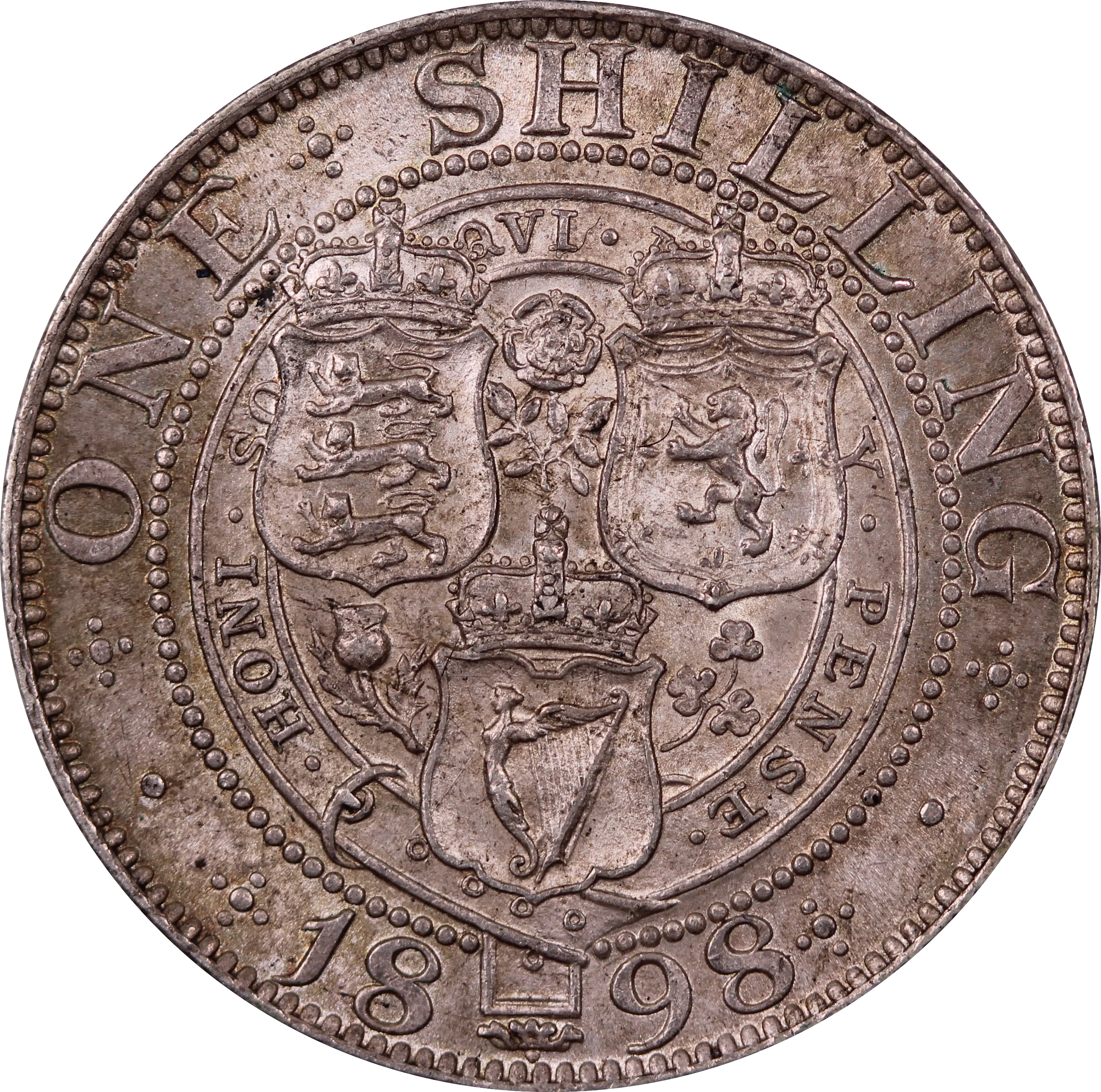 1898 GB Shilling aEF