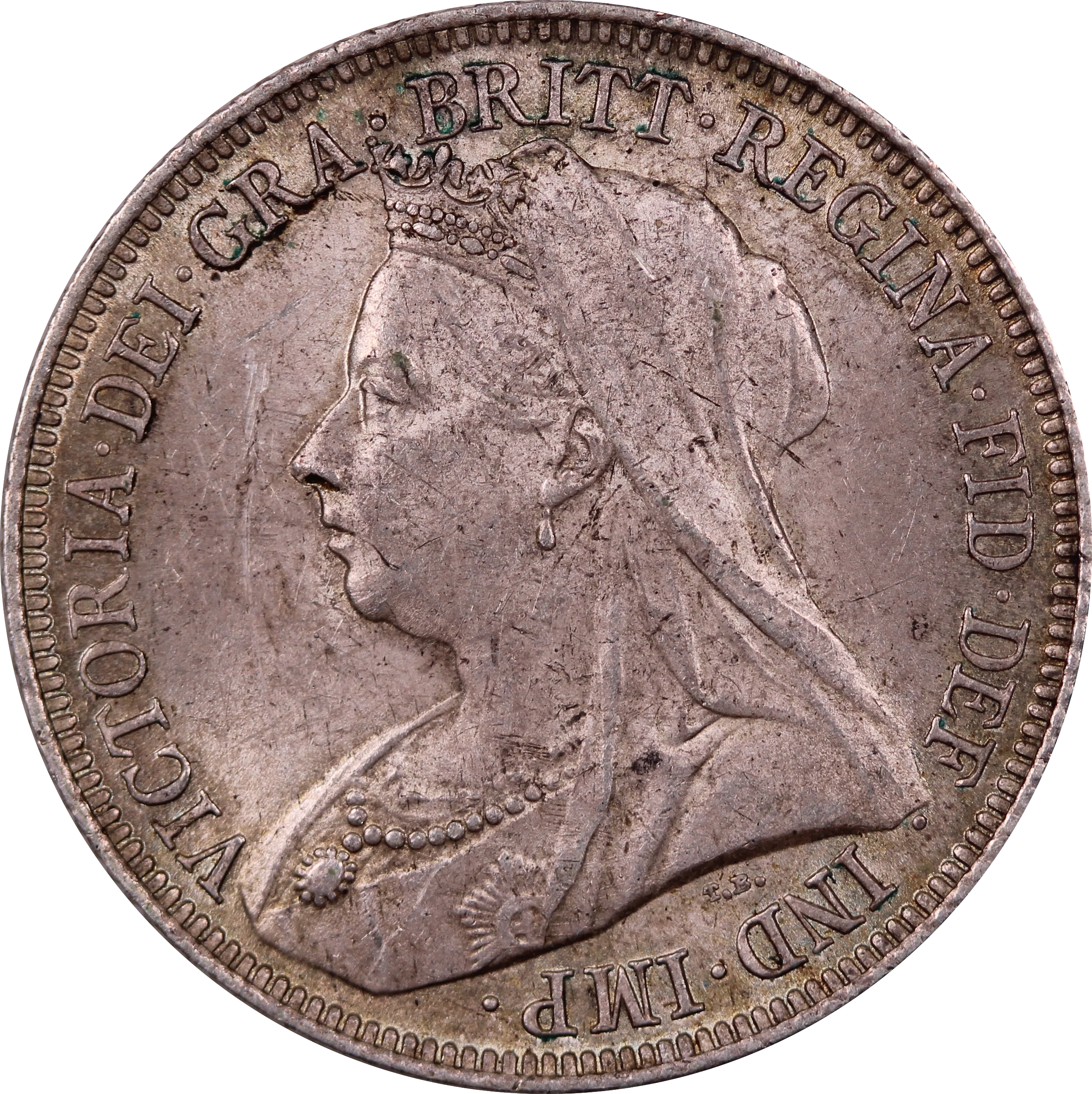 1898 GB Shilling aEF - Image 2