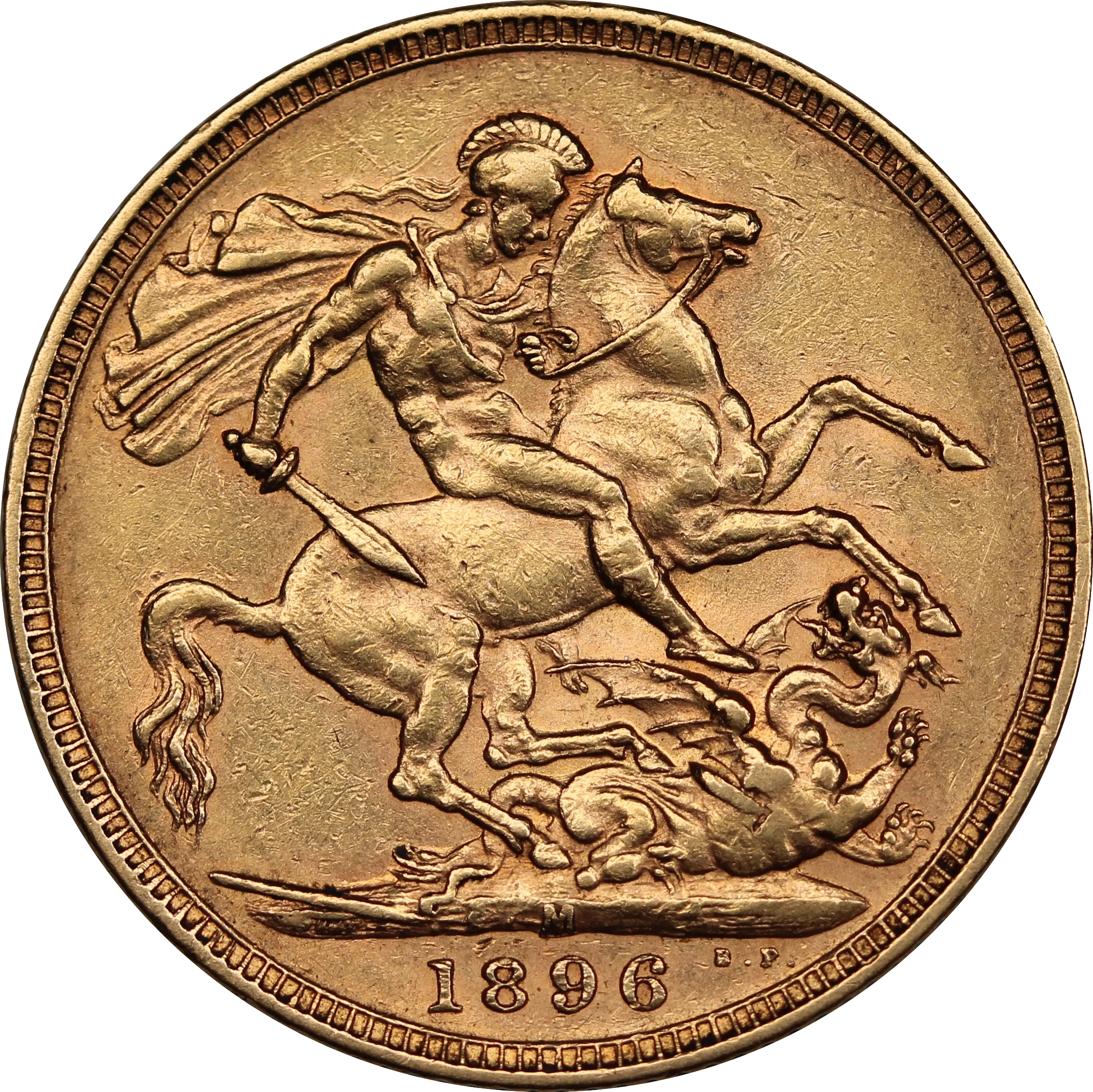 1896 Melbourne Mint Gold Sovereign aEF