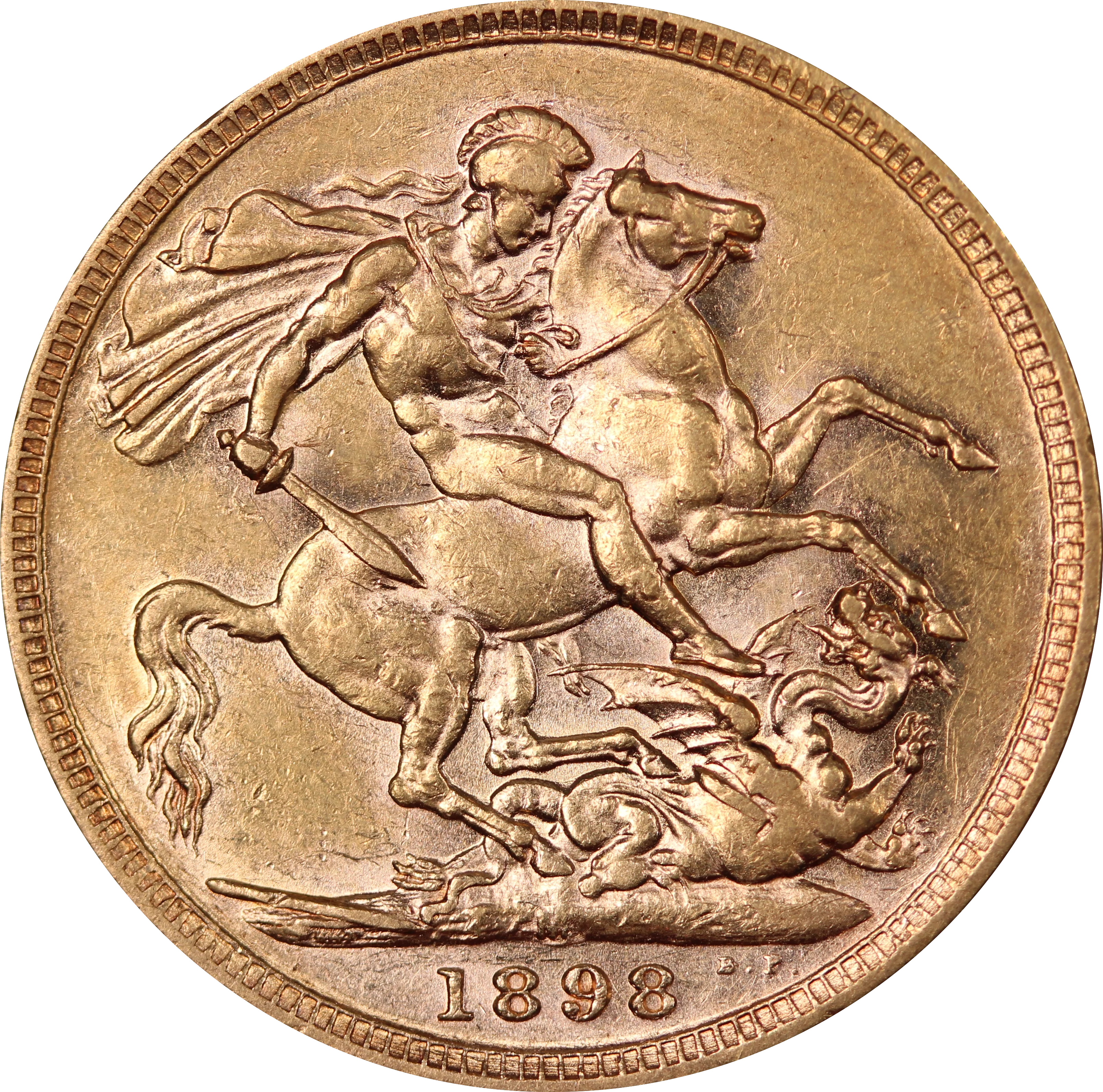 1898 Melbourne Mint Gold Sovereign gEF