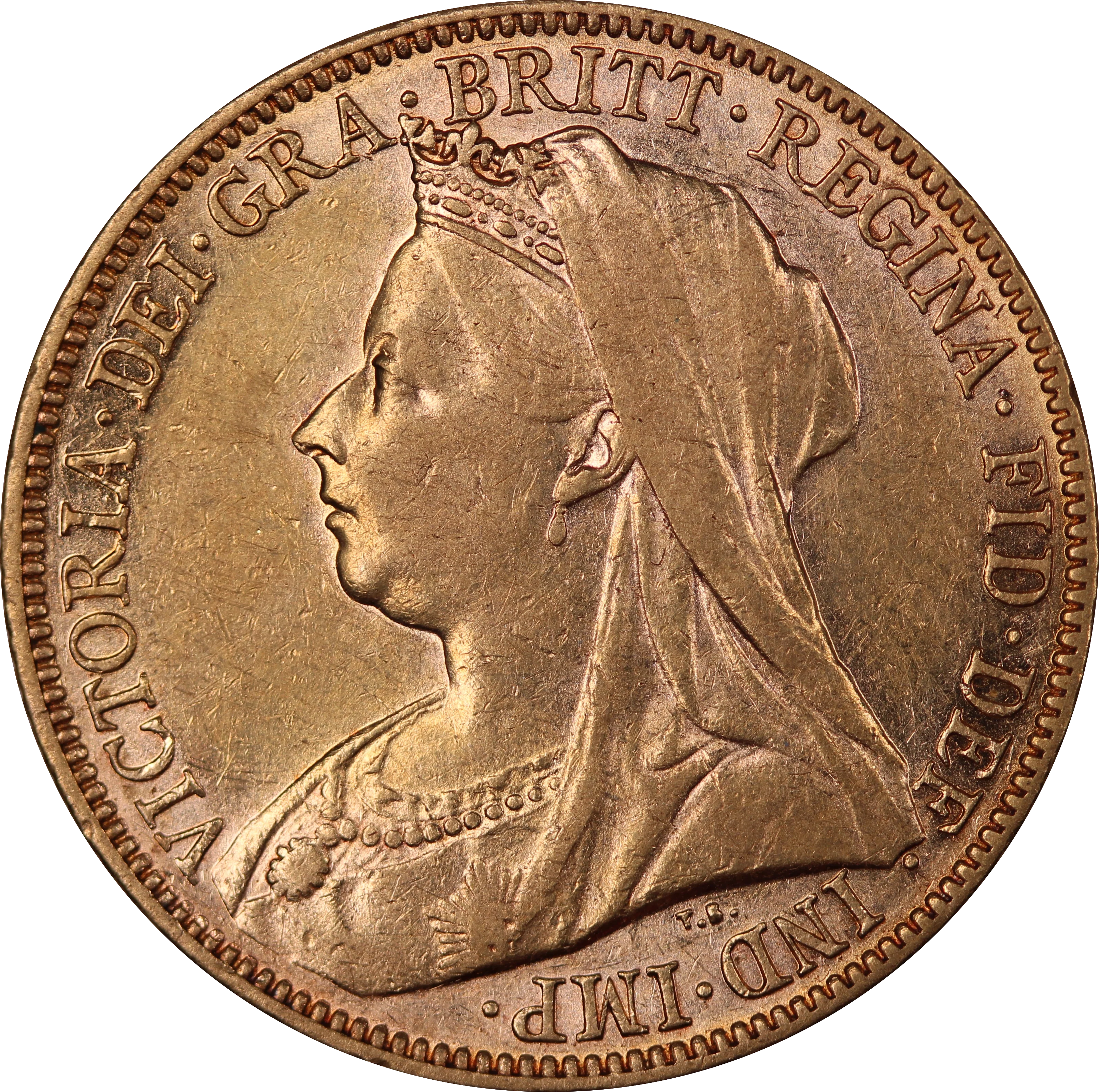 1898 Melbourne Mint Gold Sovereign gEF - Image 2
