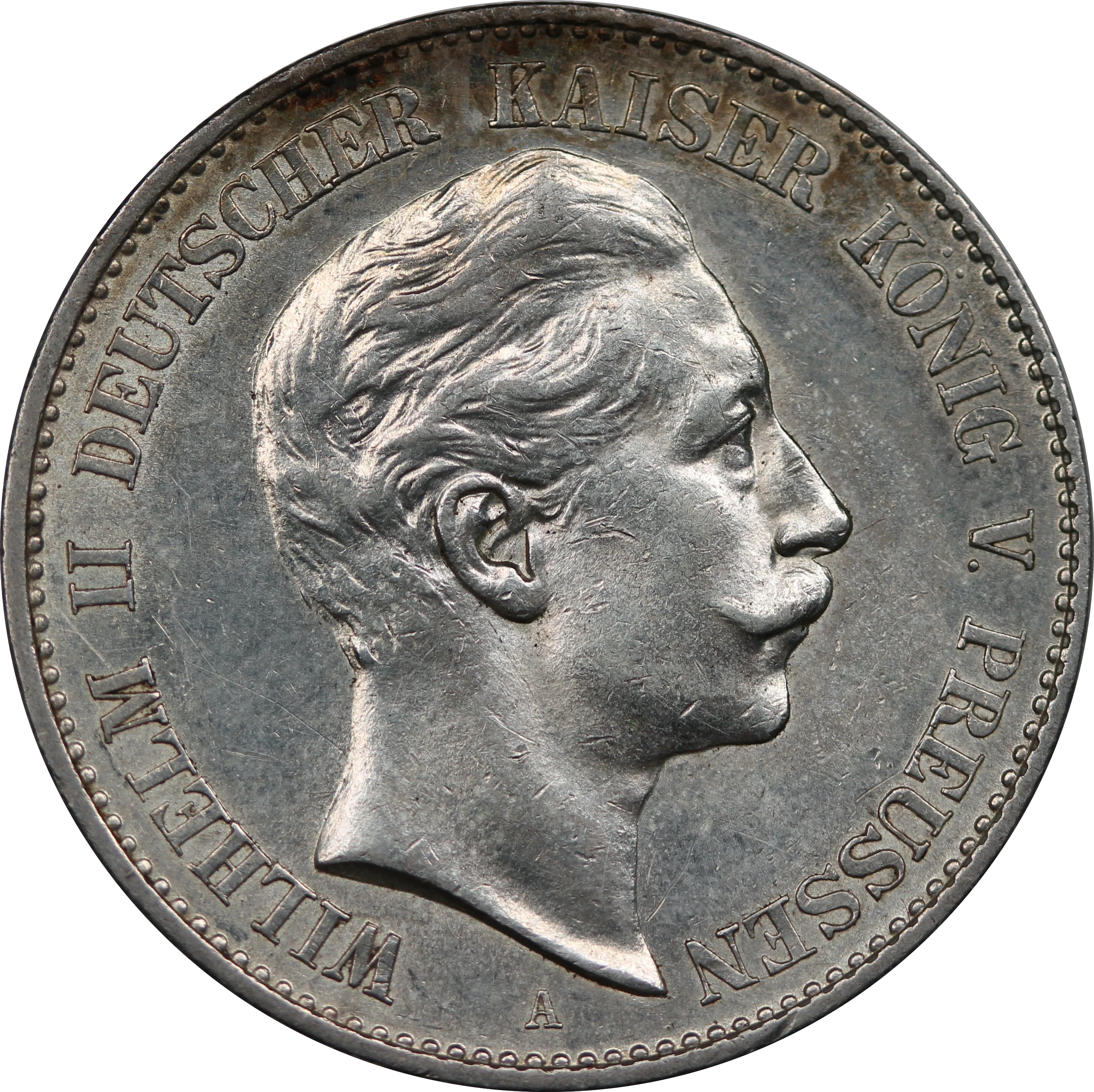 1900 German States, Prussia Wilhelm II 2 Mark aUNC - Image 2