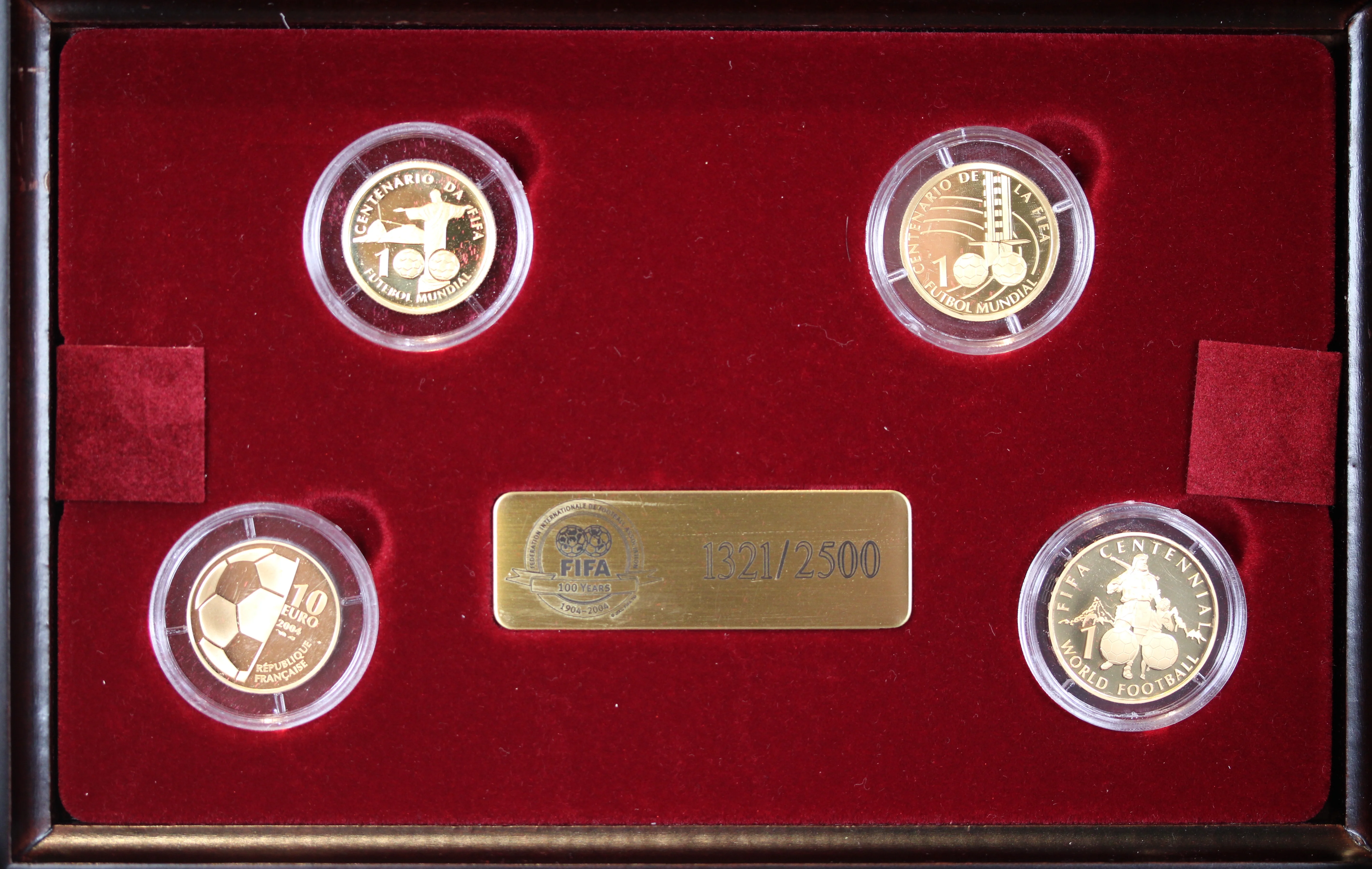 1904-2004 FIFA International Centennial Gold Coin Collection - Image 2