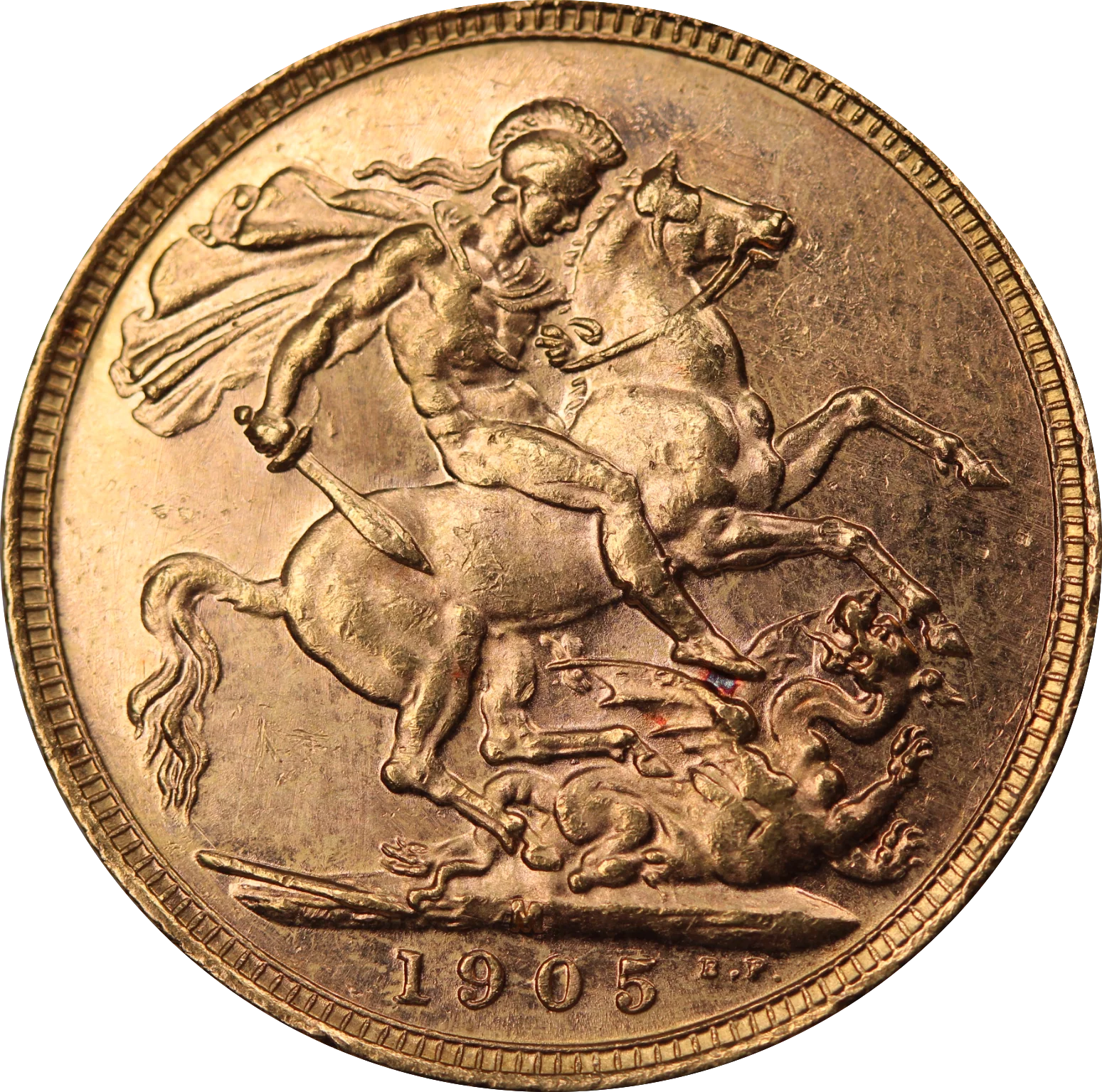 1905 Melbourne Mint Sovereign aUNC