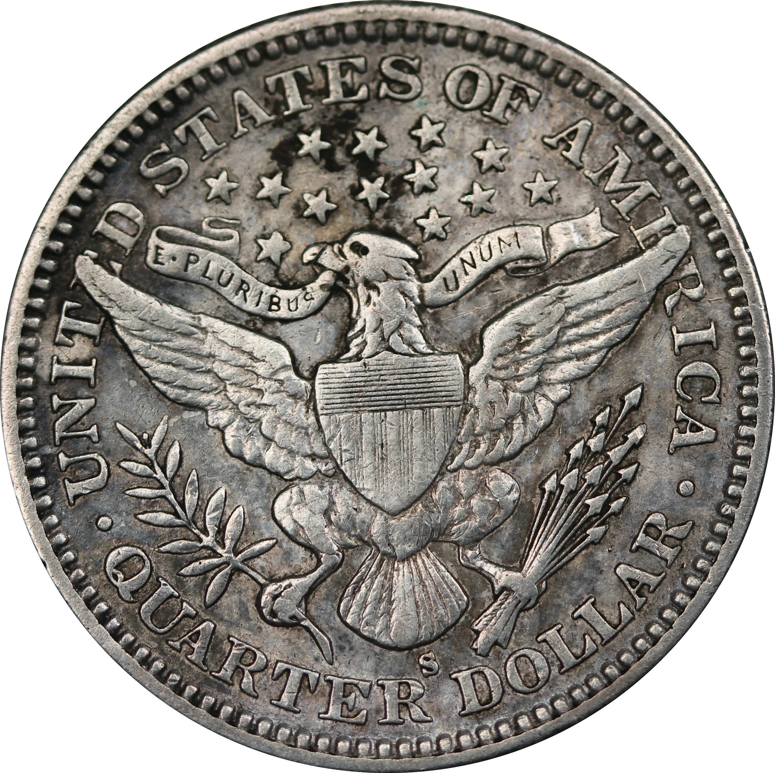 1905S USA Barber Quarter EF