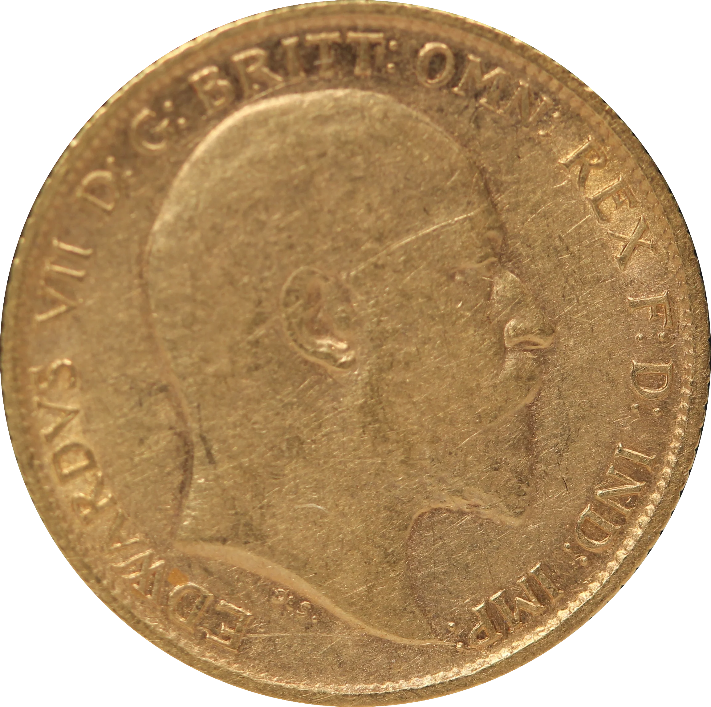 1906 Sydney Mint Half Sovereign gFine - Image 2