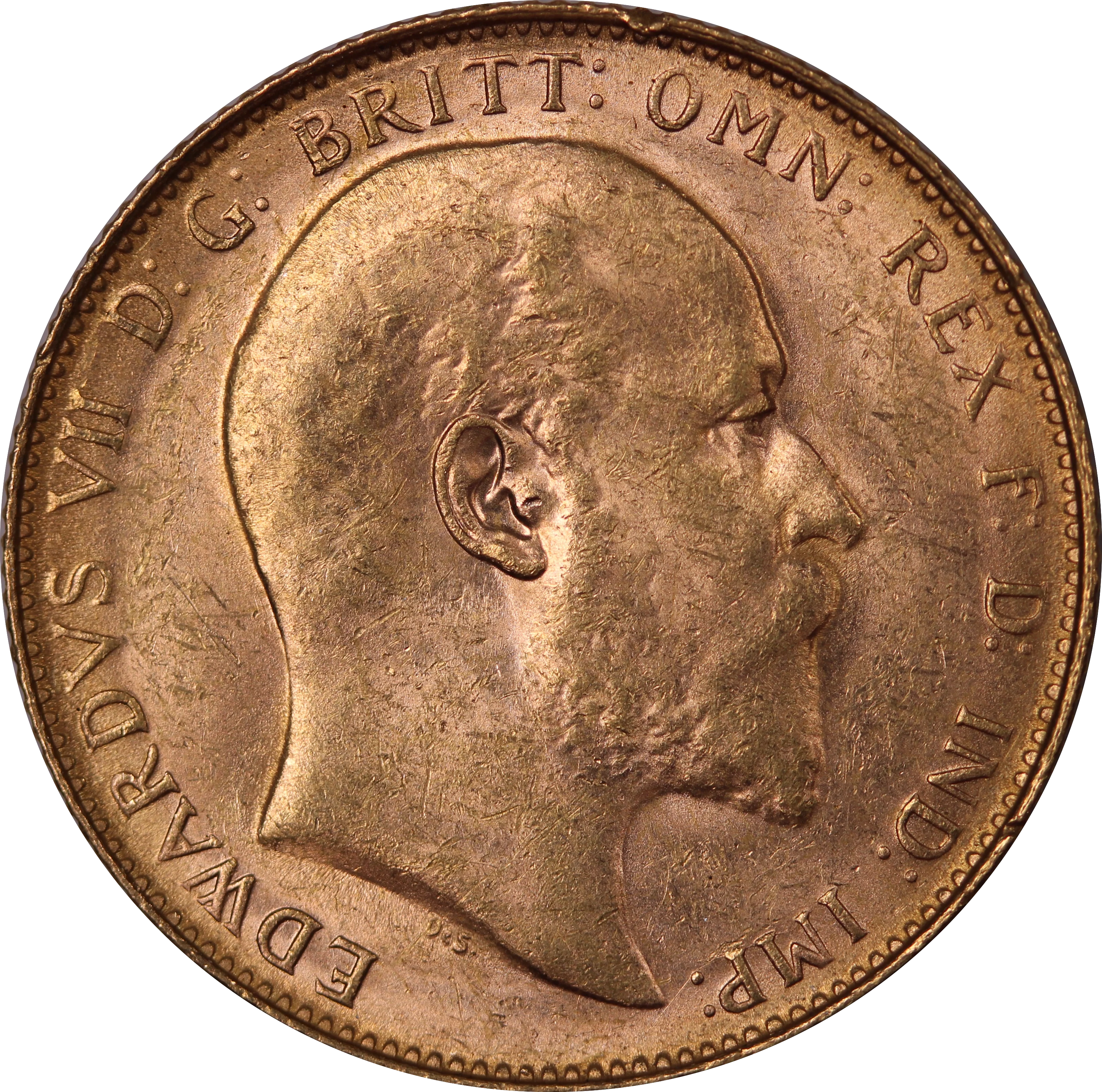 1908 Perth Mint Sovereign EF - Image 2