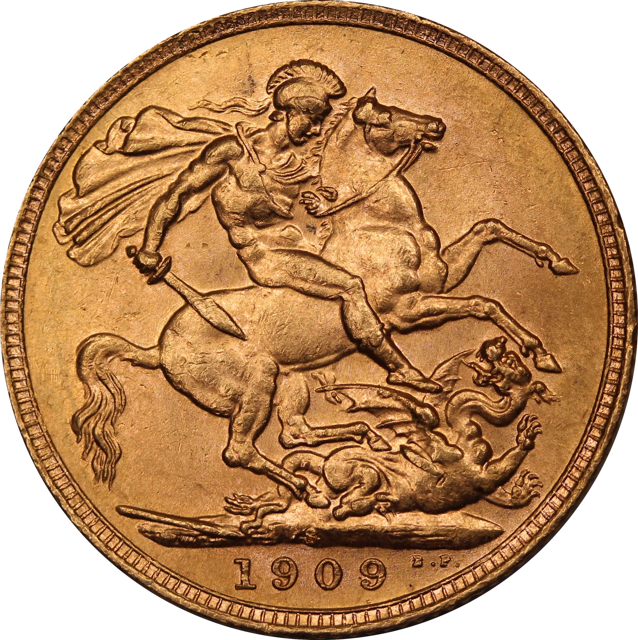 1909 Sydney Mint Gold Sovereign EF
