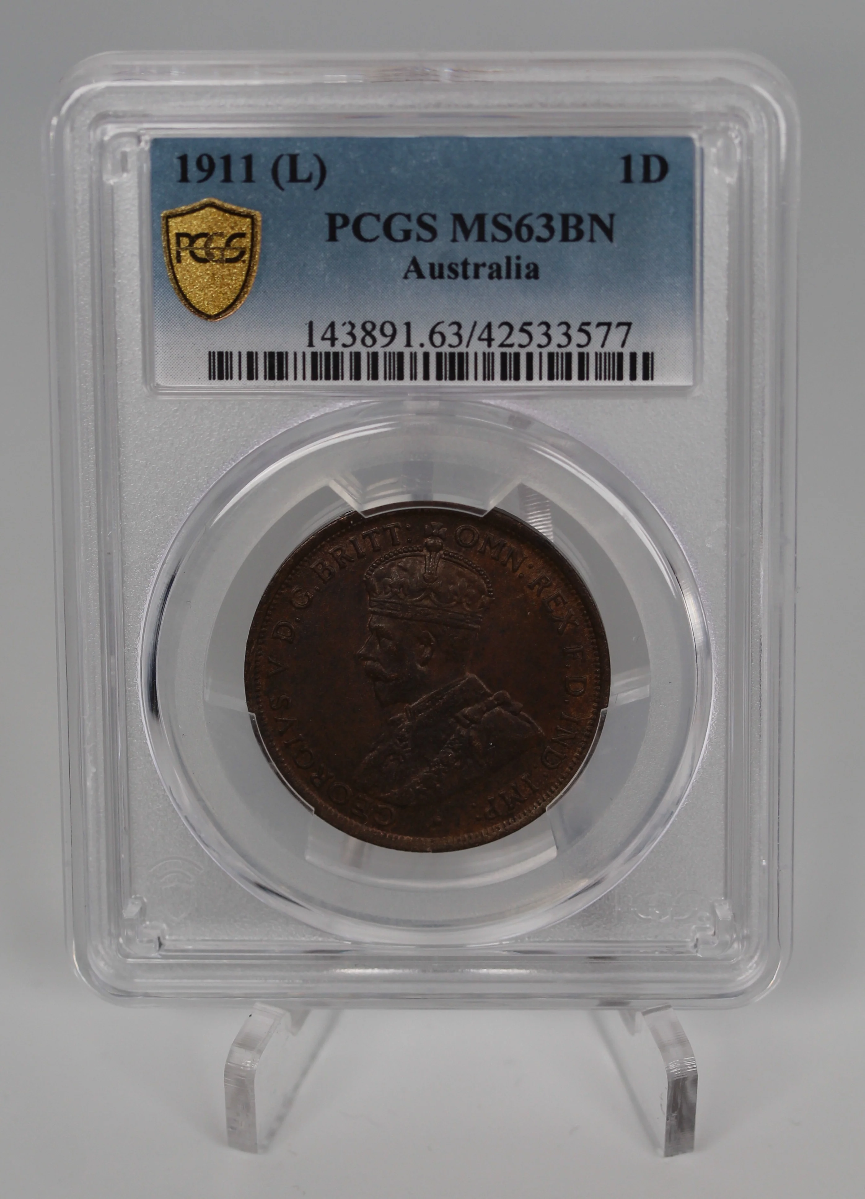 1911 Penny MS63BN - Image 3