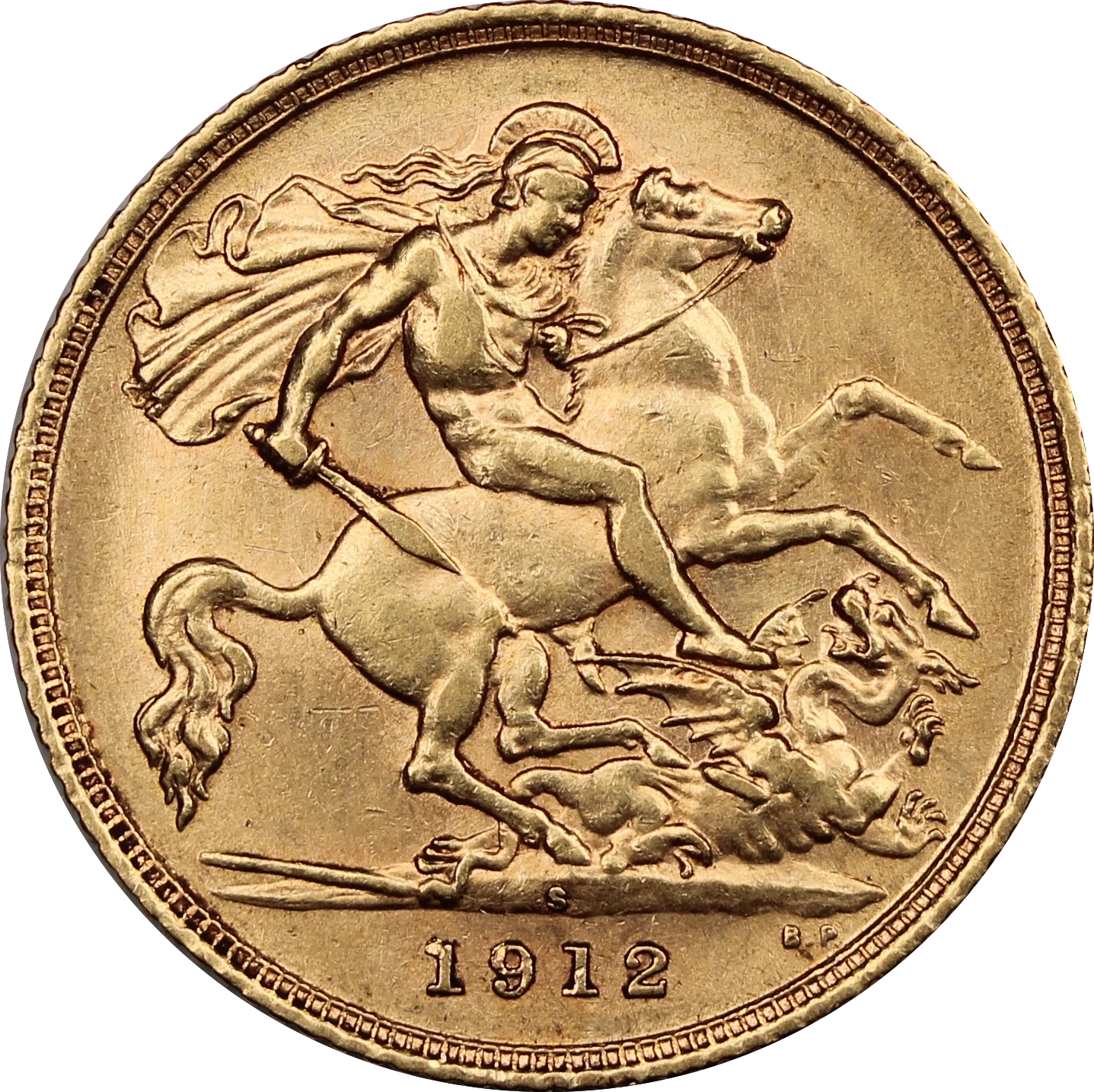1912 Sydney Mint Half Sovereign gEF