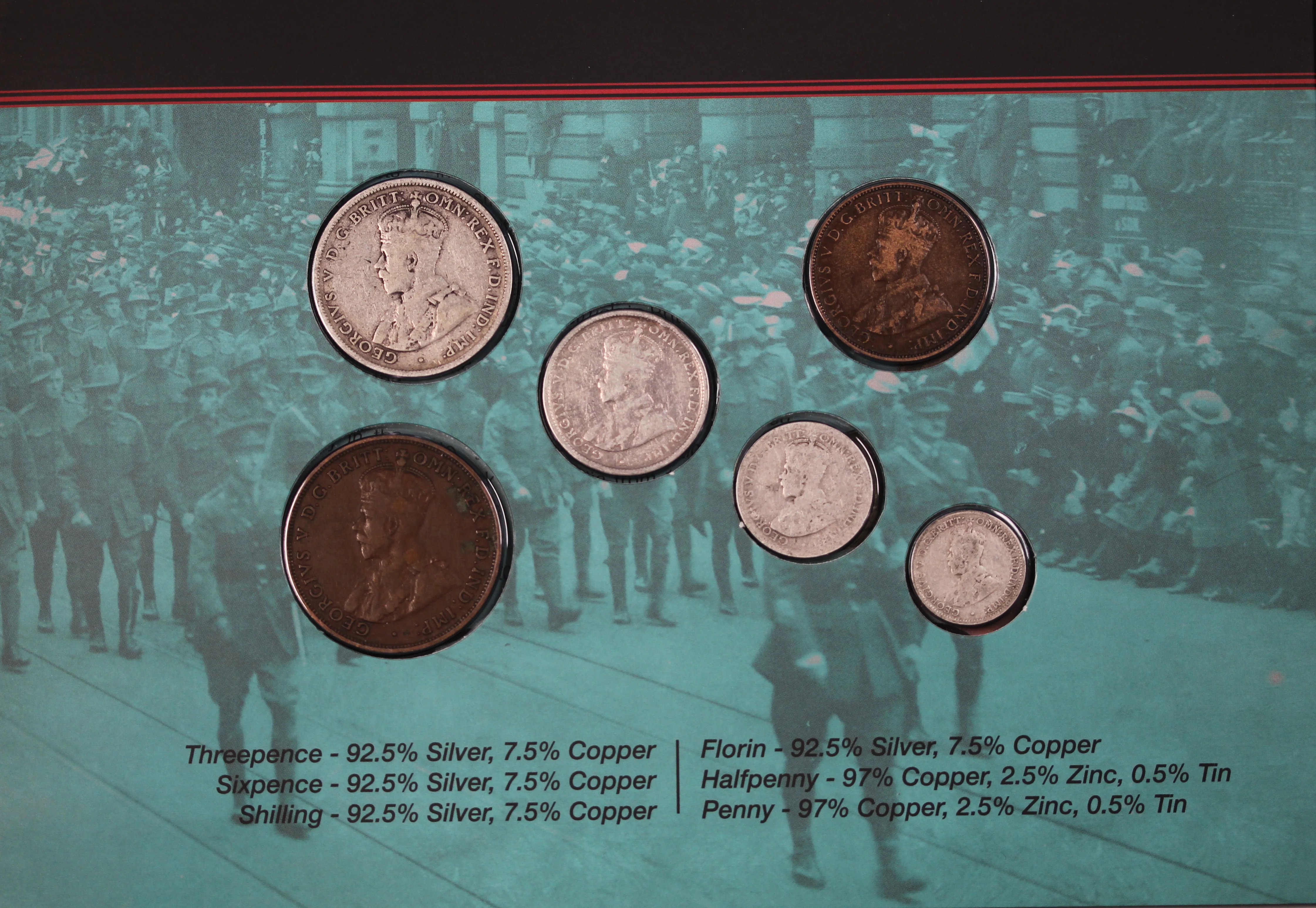 1914-18 WWI Predecimal Coin Pack - Image 3
