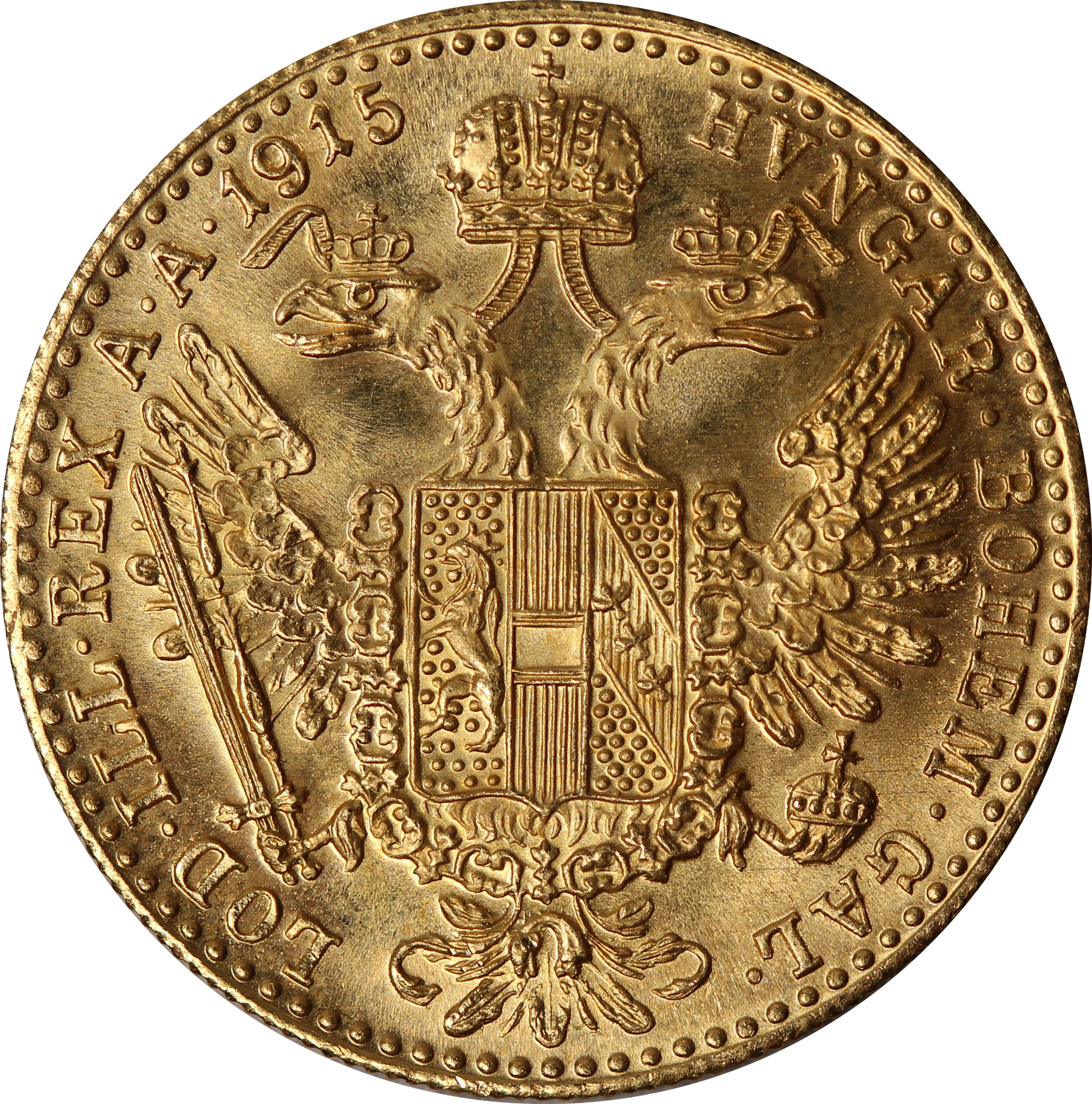 1915 Austria Gold Ducat (Restrike) Coin