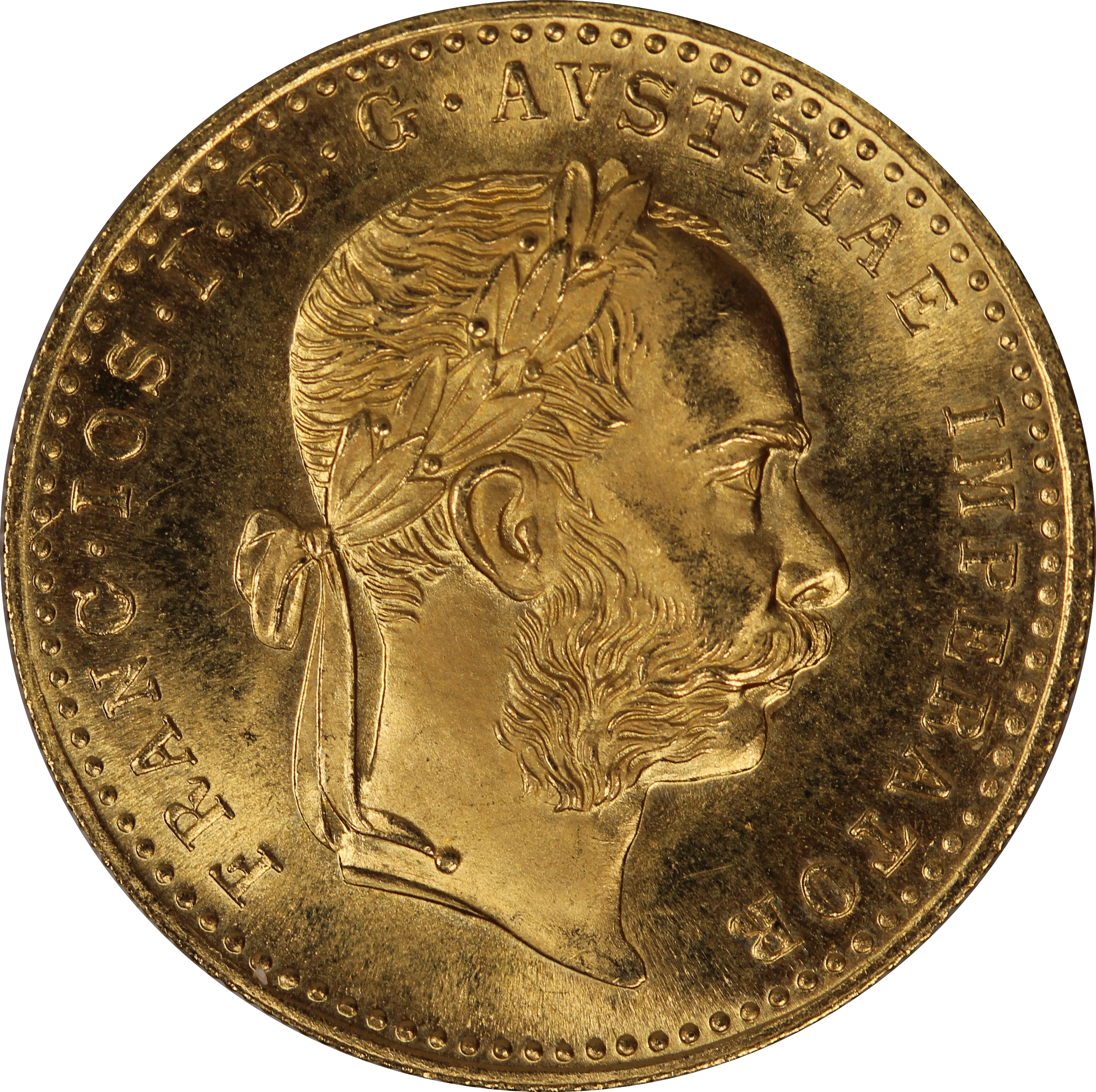 1915 Austria Gold Ducat (Restrike) Coin - Image 2