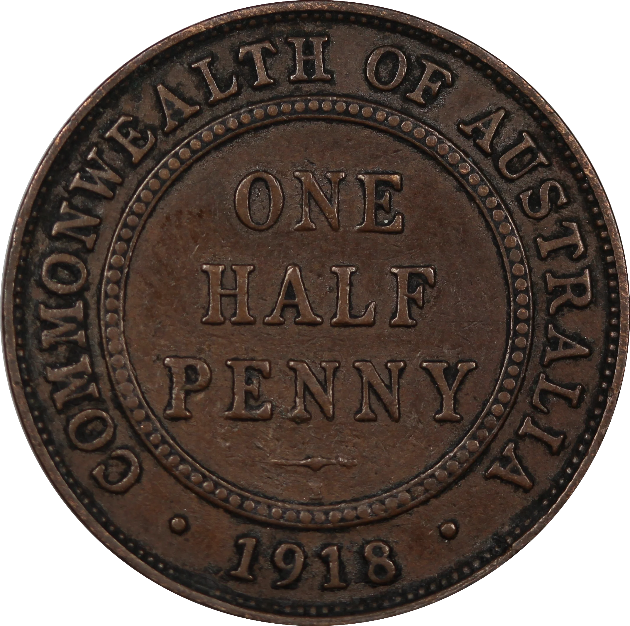 1918I Halfpenny Fine
