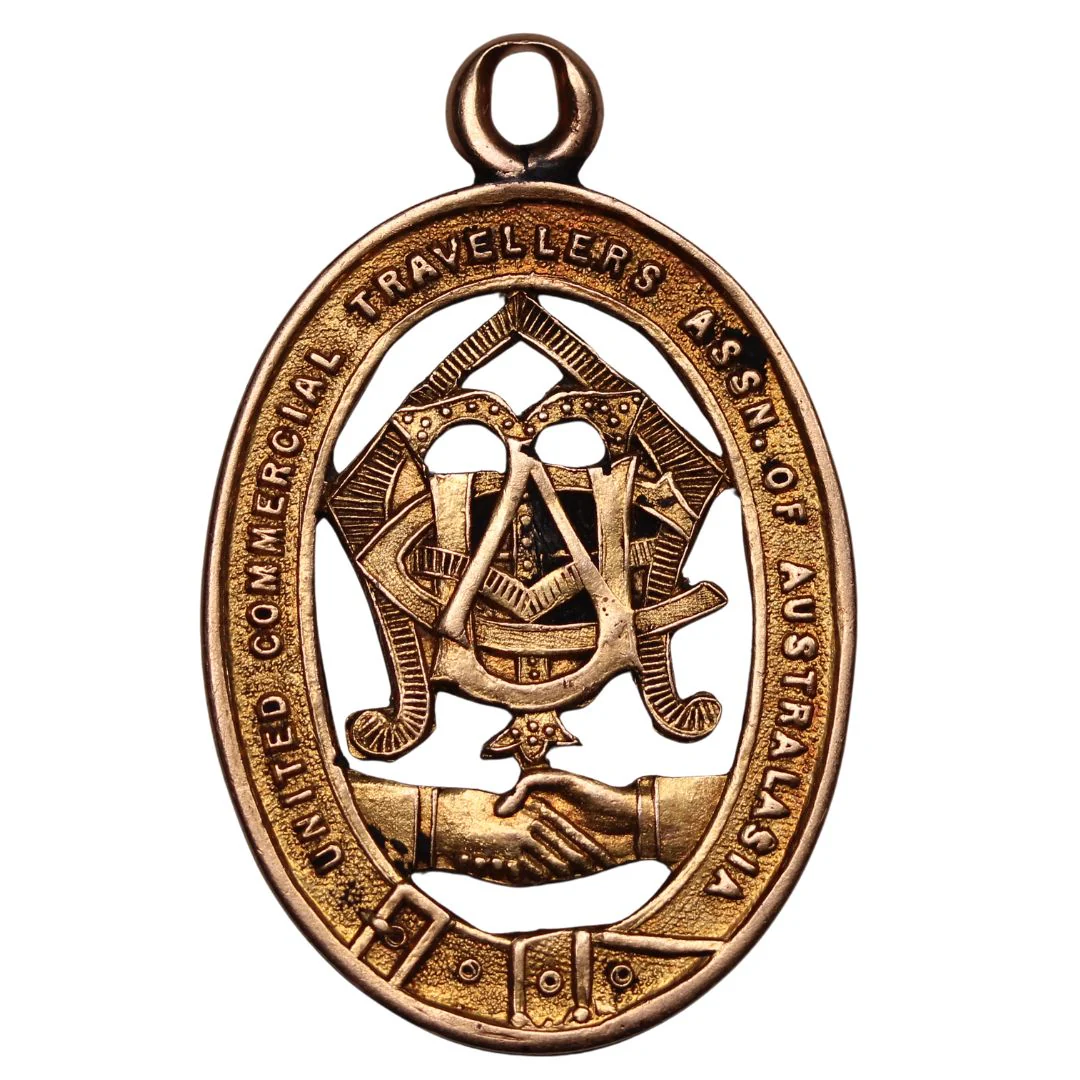 1919 Commercial Travellers' Association (CTA) of Australasia Medallion in 18ct Gold