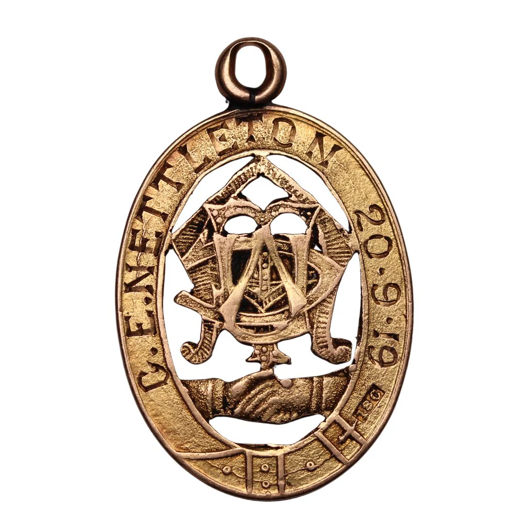 1919 Commercial Travellers' Association (CTA) of Australasia Medallion in 18ct Gold - Image 2