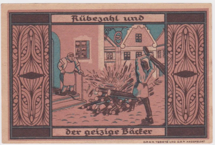 1921 Germany Greiffenberg 3 Mark UNC - Image 2