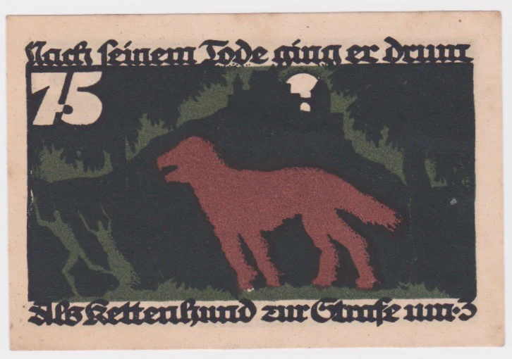 1922 Germany 75 Pfennig Vechta Stadt UNC - Image 2