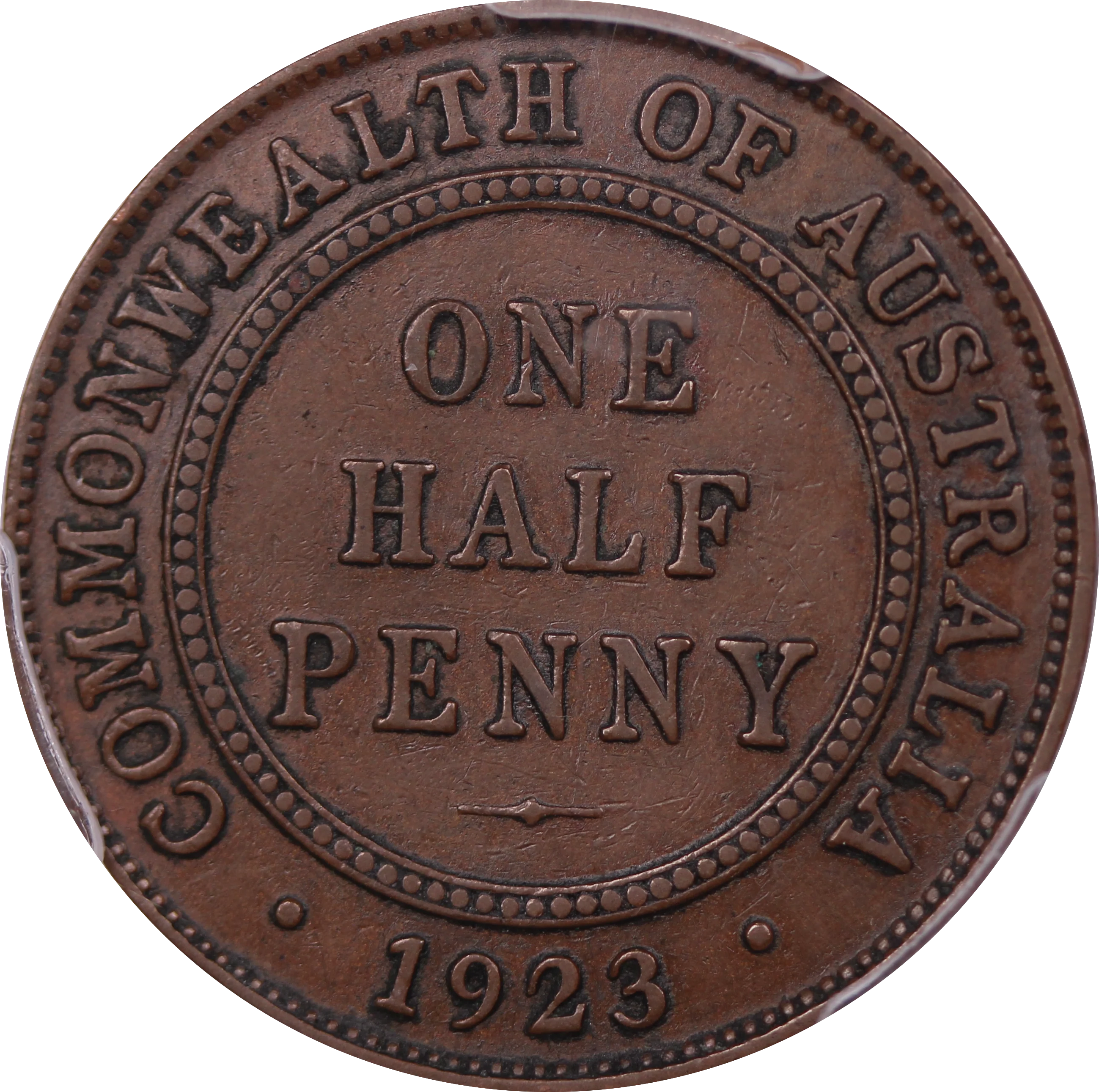 1923 Australia Halfpenny XF40 (Key Date) - Image 4