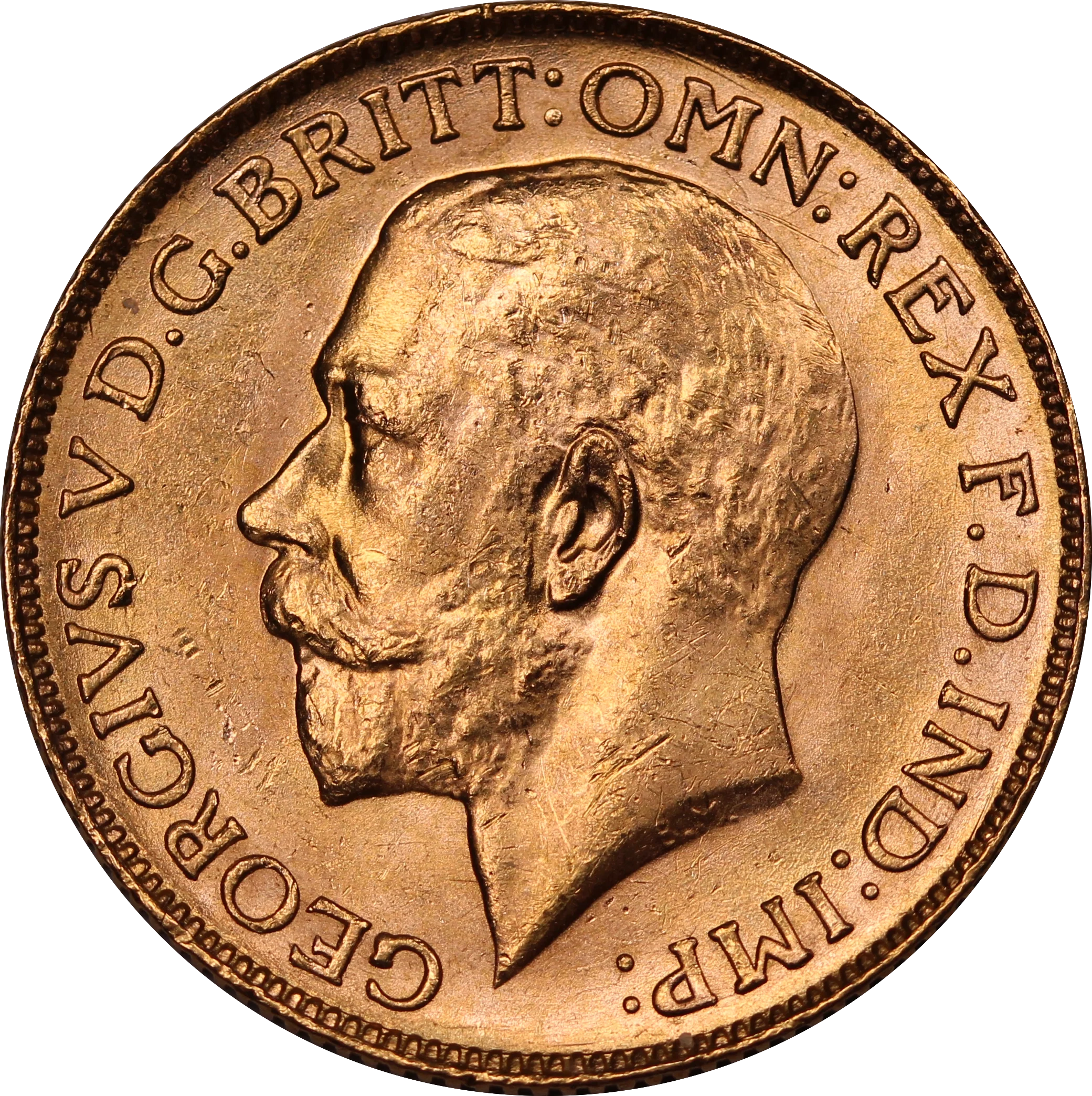 1923 Melbourne Mint Gold Sovereign UNC - Image 2
