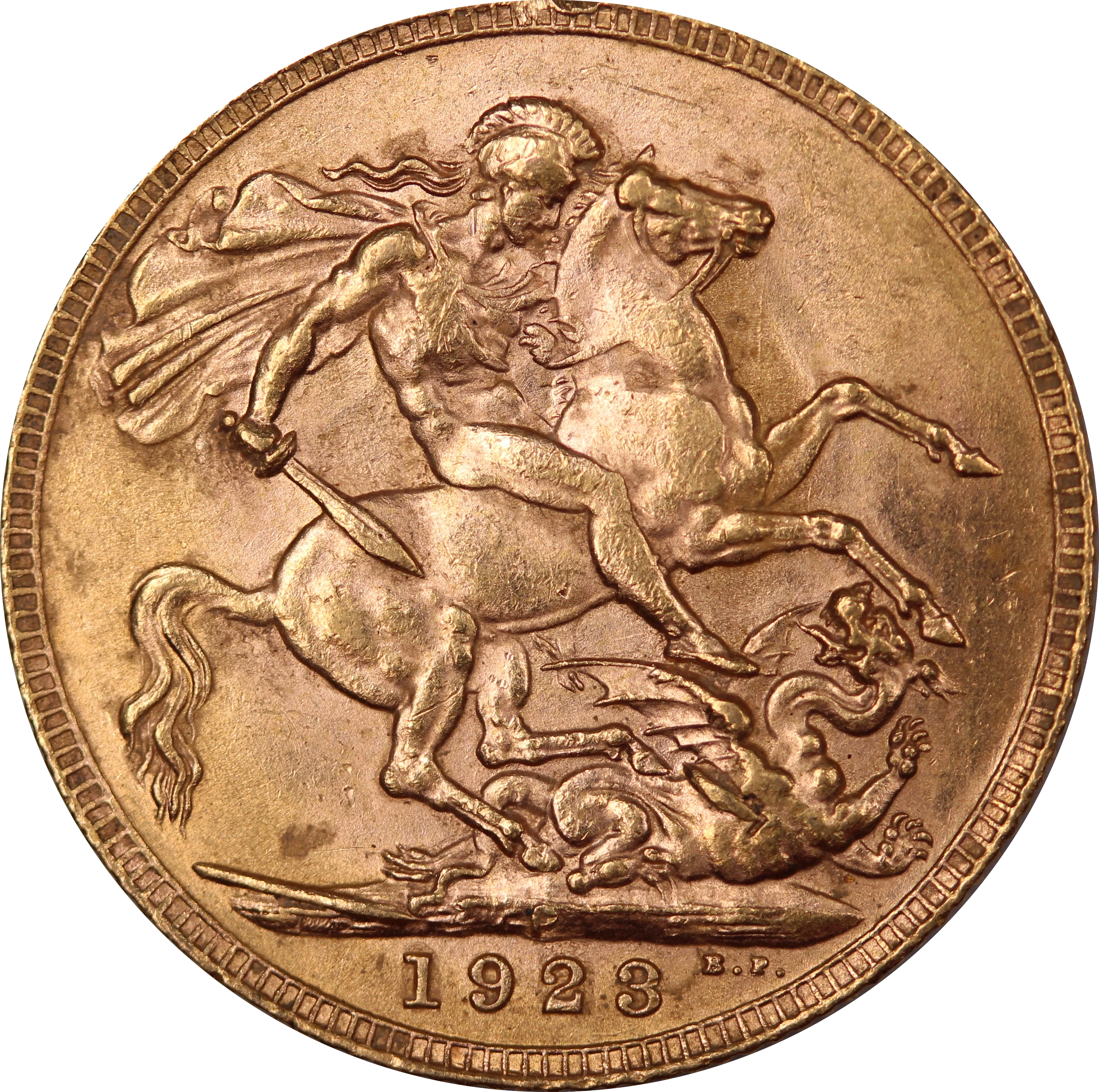 1923 Perth Mint Sovereign gVF
