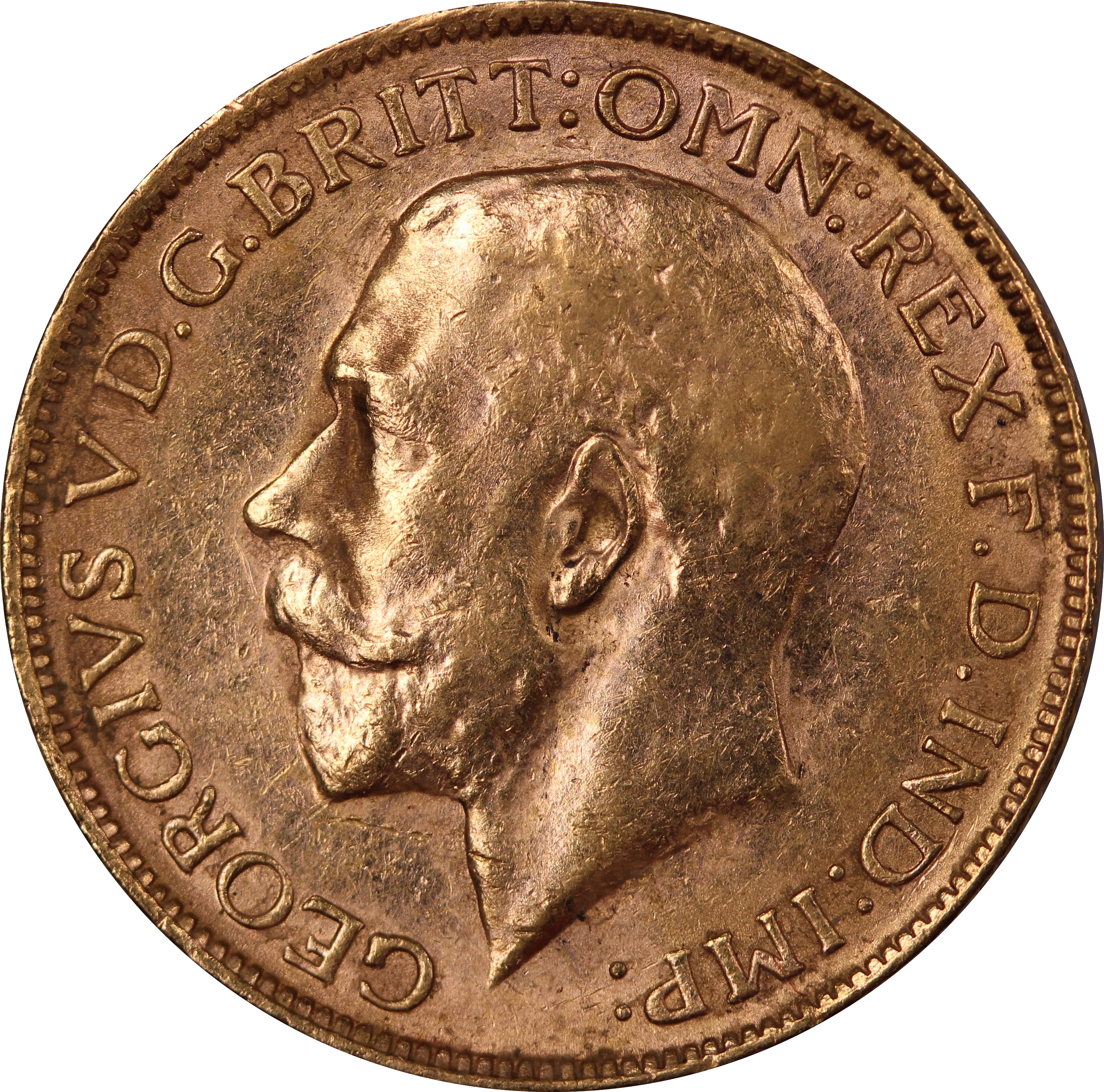 1923 Perth Mint Sovereign gVF - Image 2
