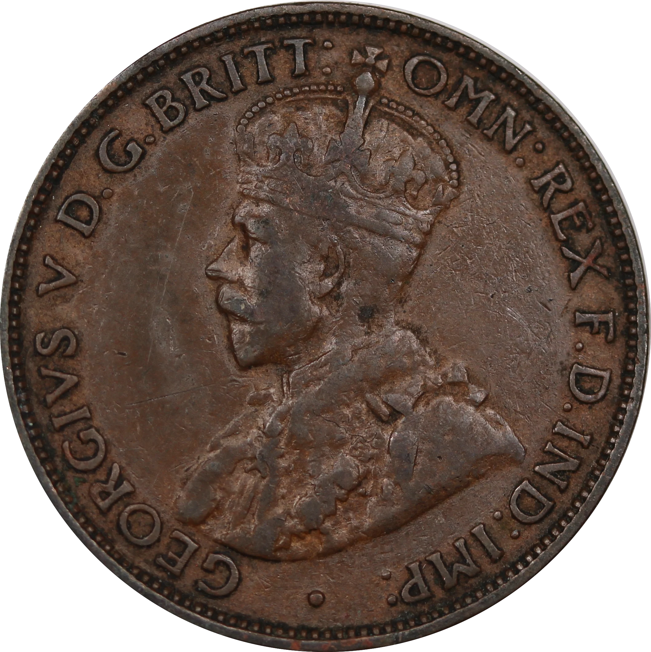 1924 Halfpenny gFine - Image 2