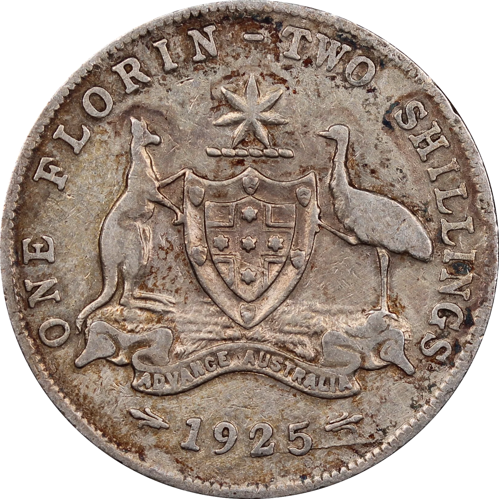 1925 Florin Circulated
