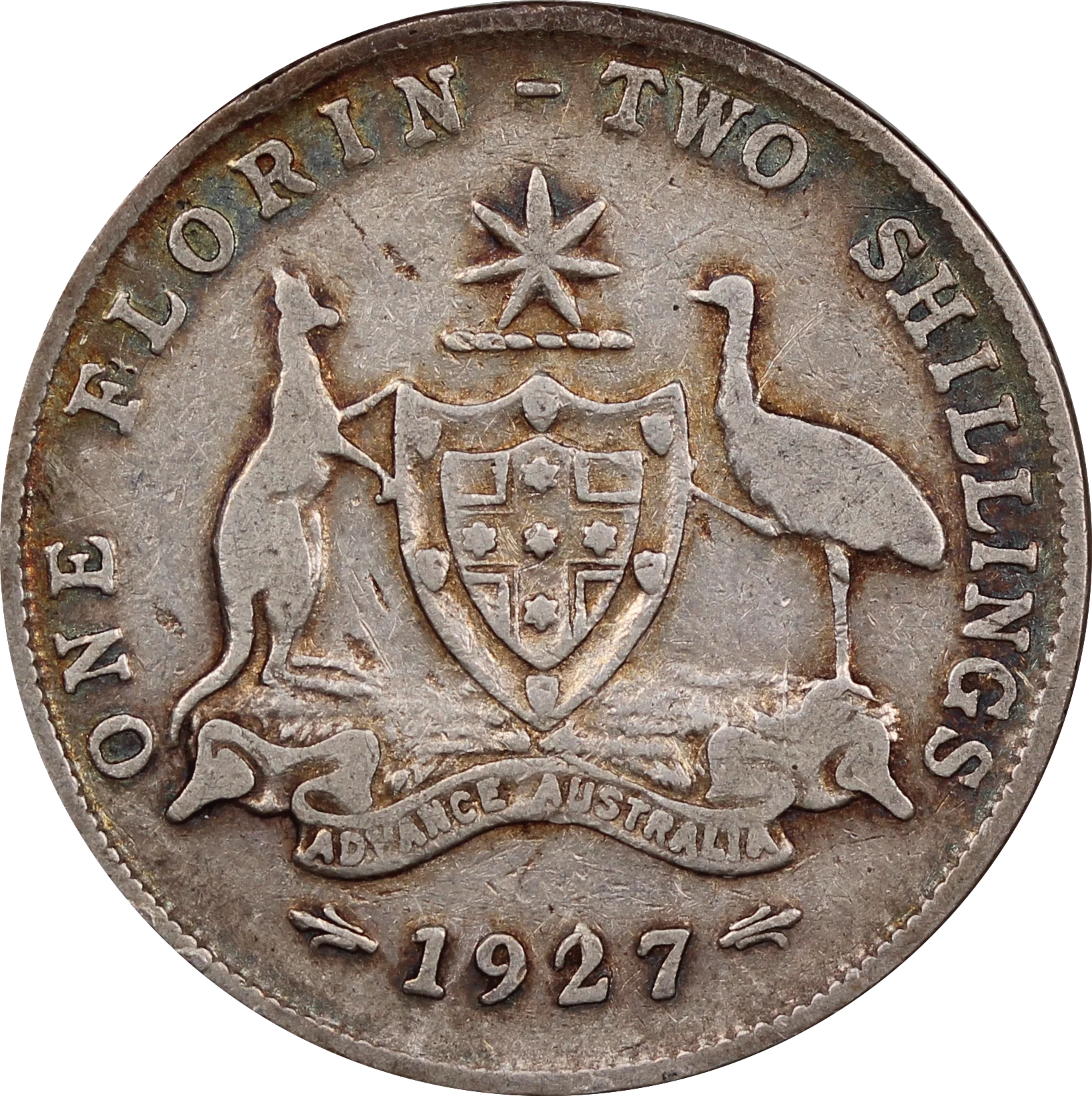 1927 Florin Circulated