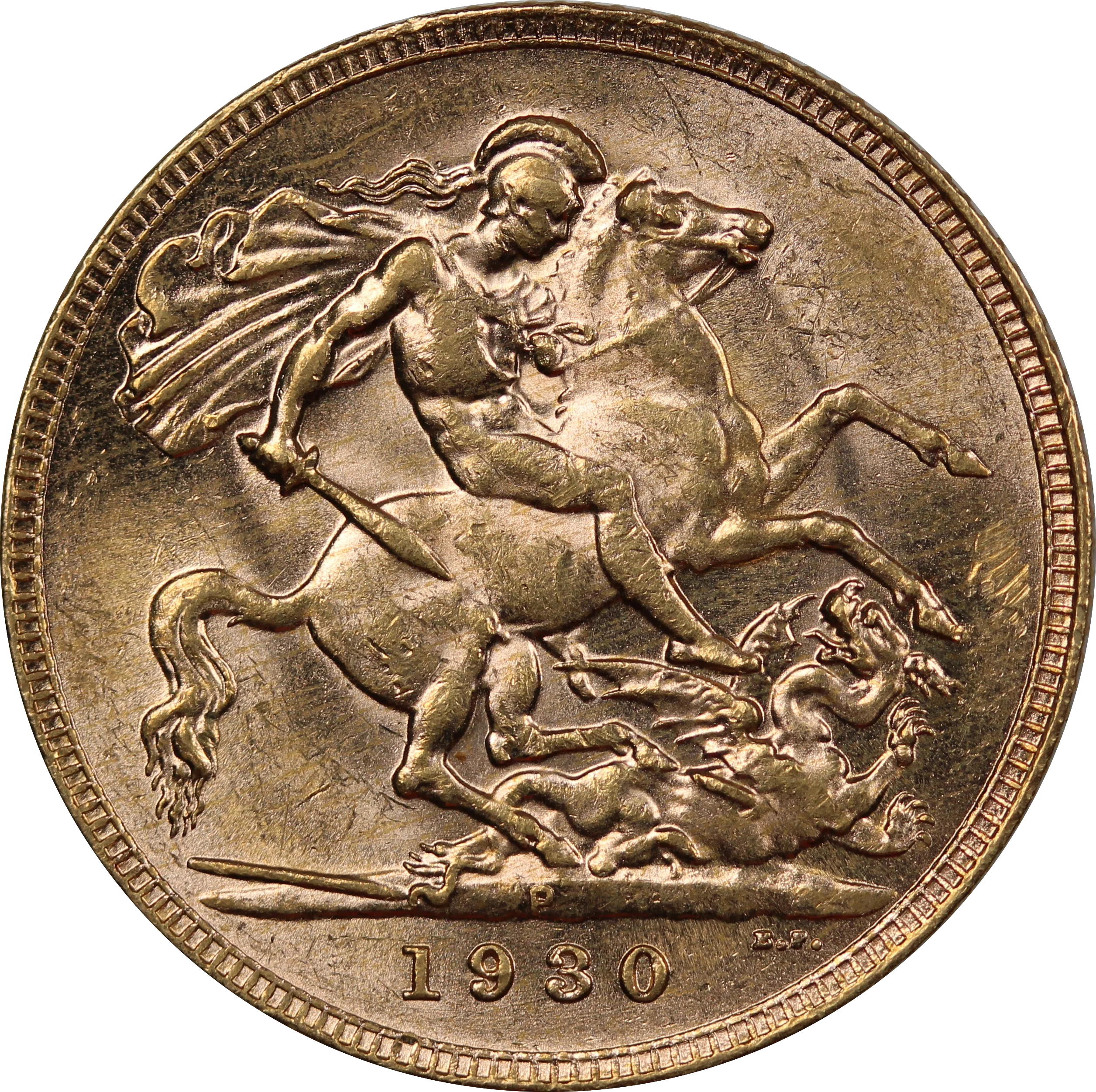 1930 Perth Mint Gold Sovereign EF