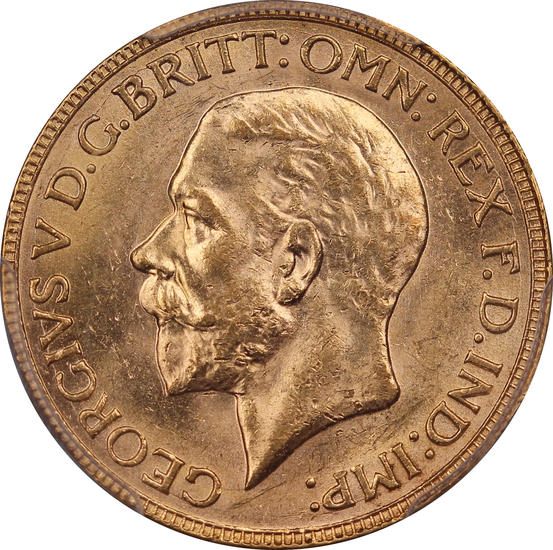 1931 Perth Mint Gold Sovereign MS63 - Image 3