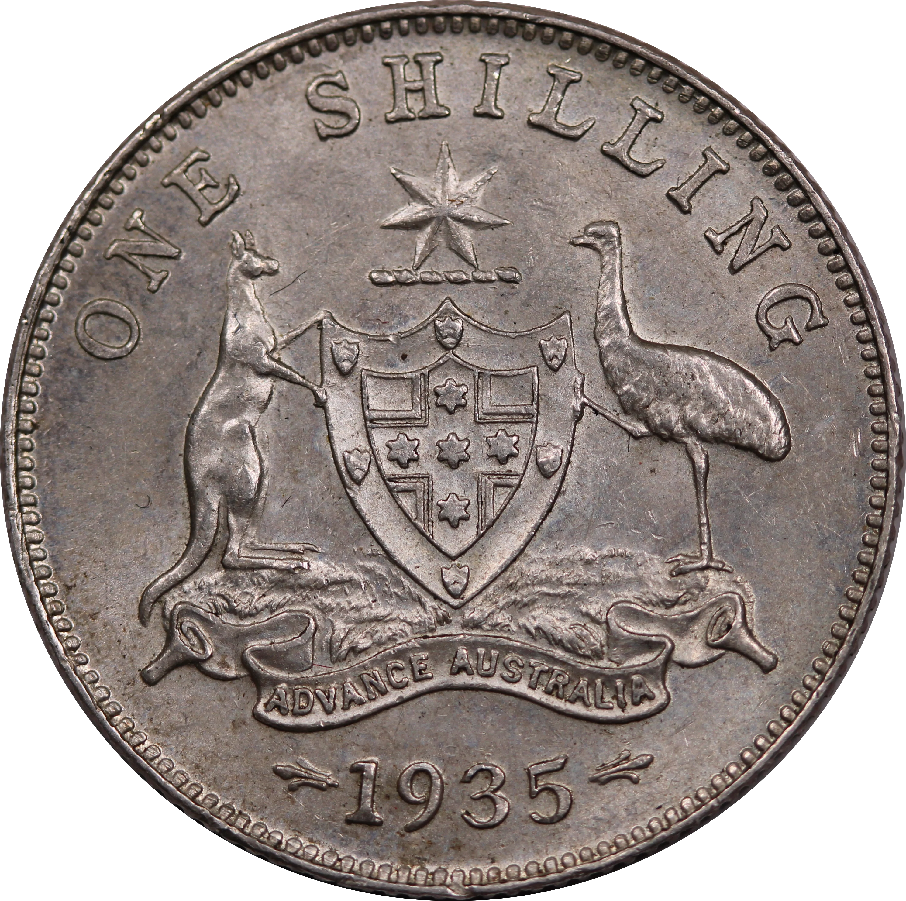 1935 Shilling aEF