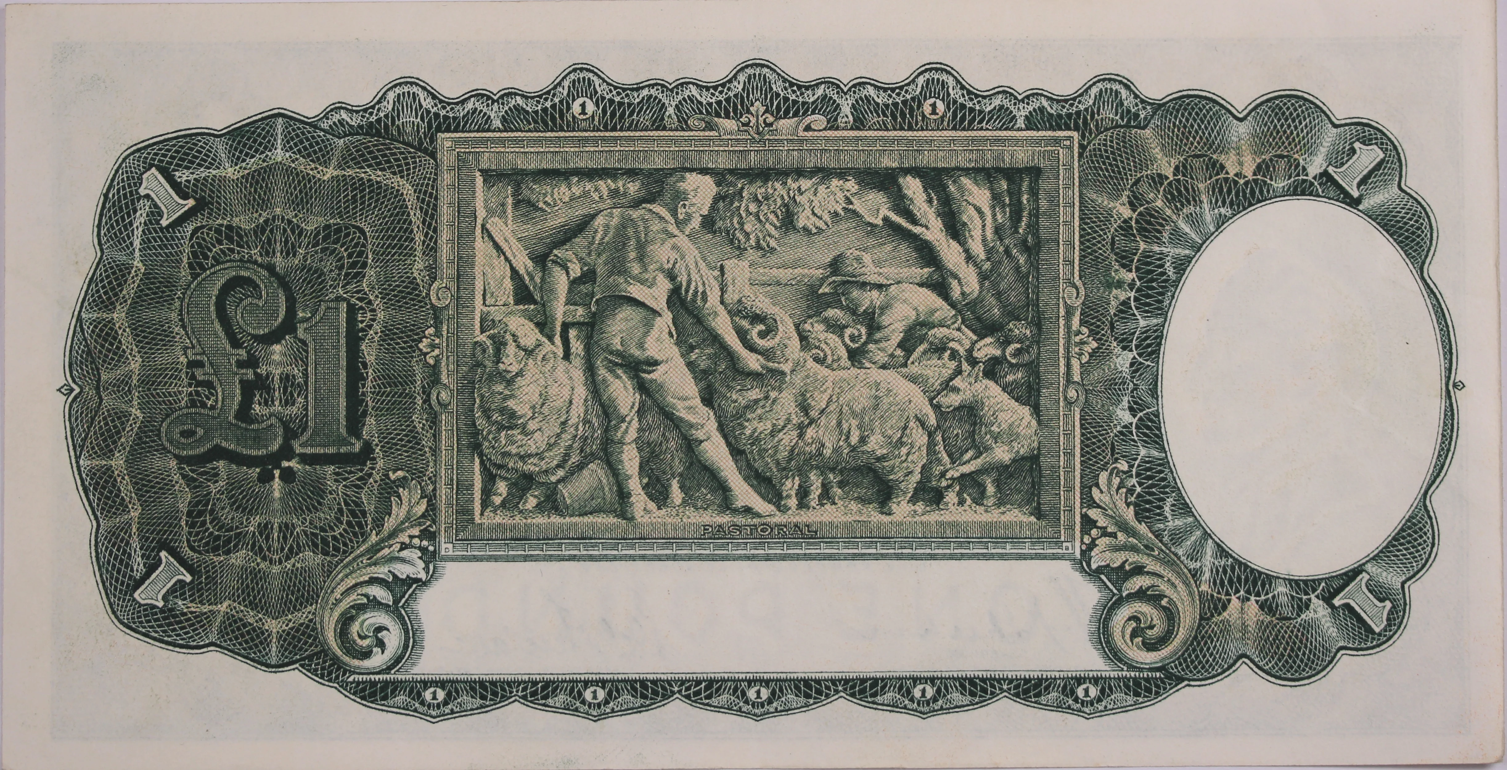 1938 Sheehan/McFarlane One Pound Note gVF - Image 2