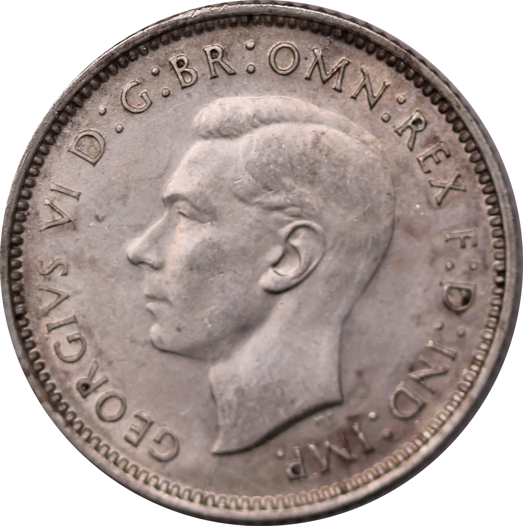 1938 Sixpence aUNC - Image 2
