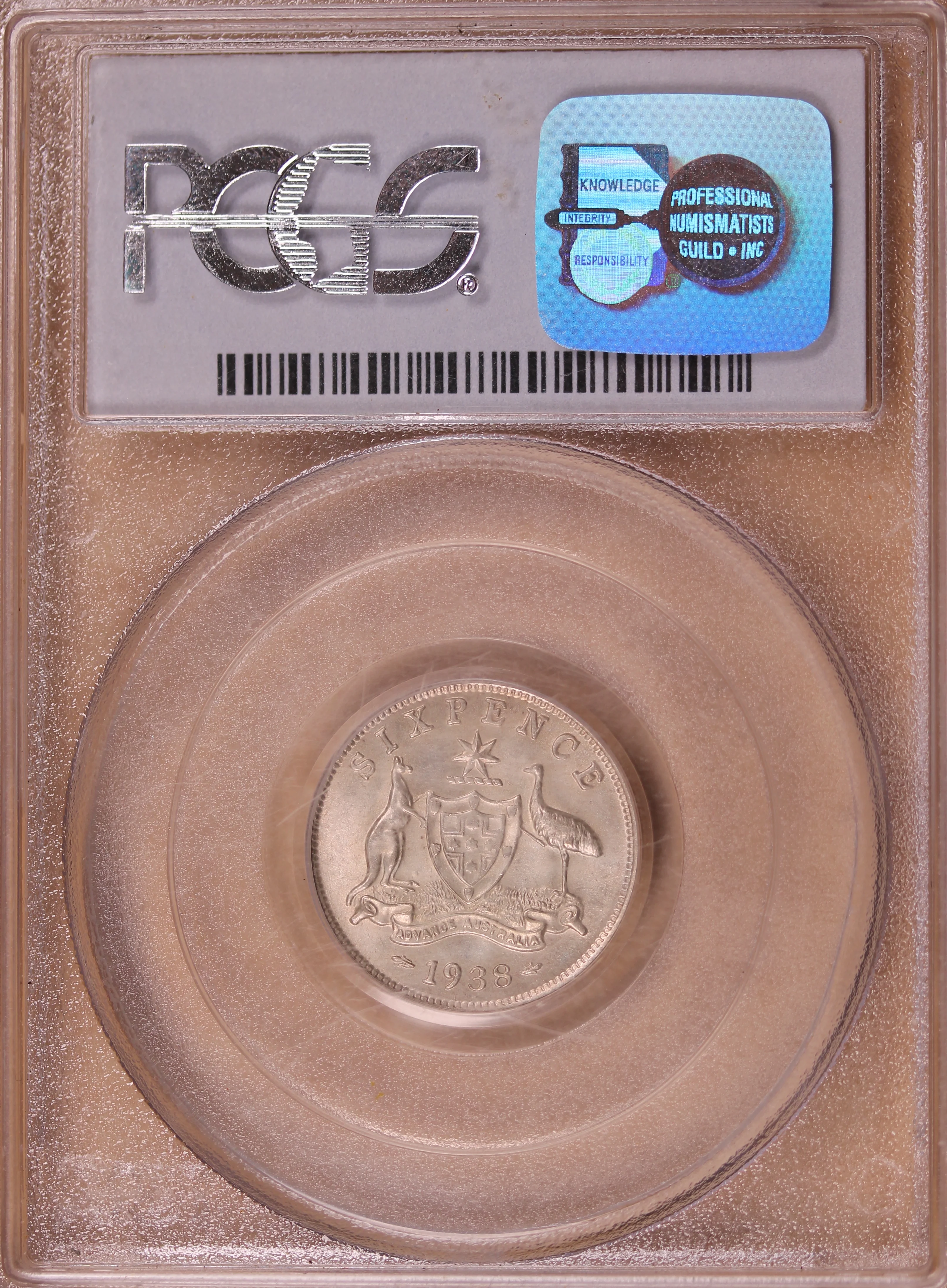 1938 Sixpence MS62 - Image 2
