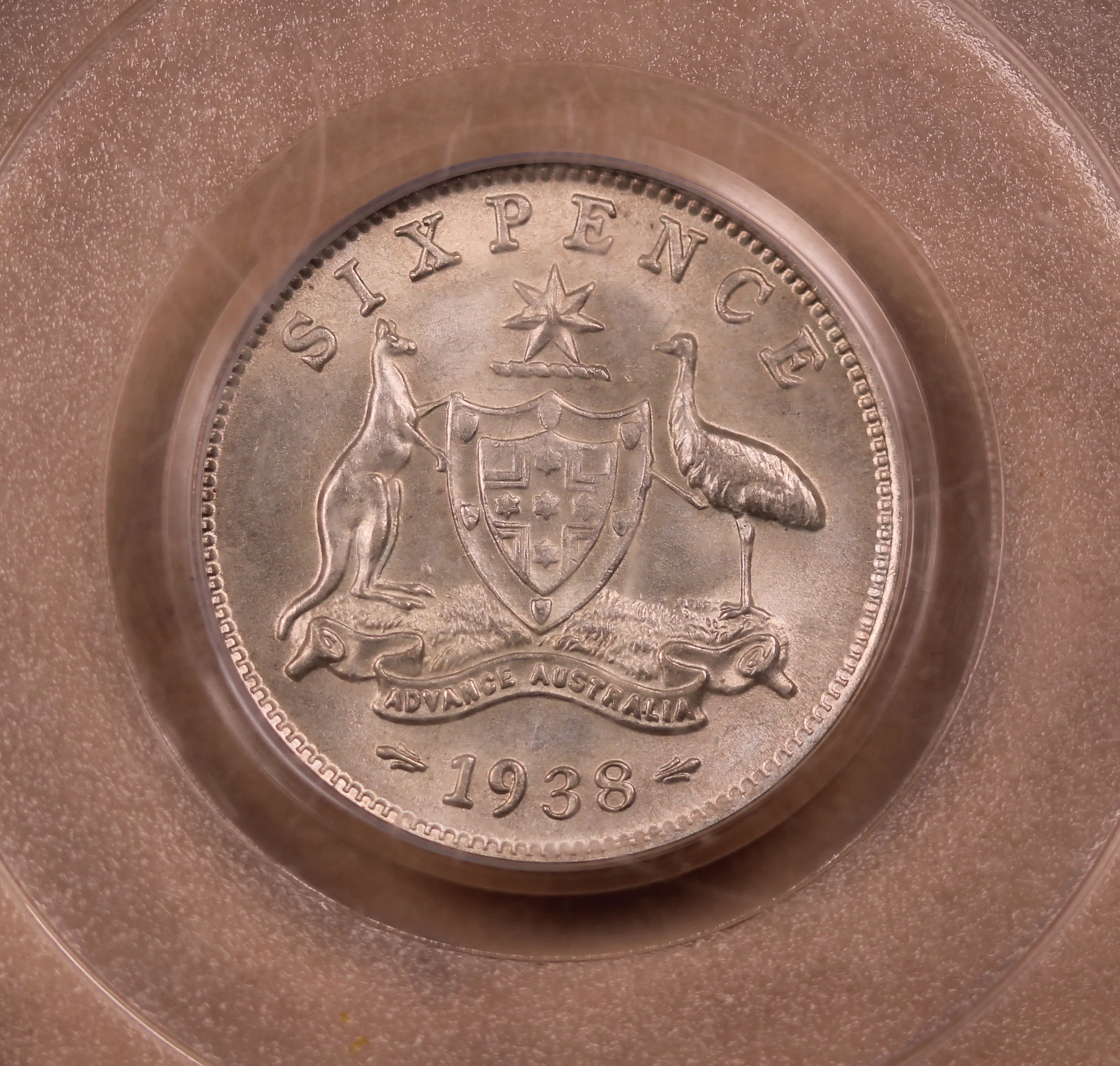 1938 Sixpence MS62 - Image 3