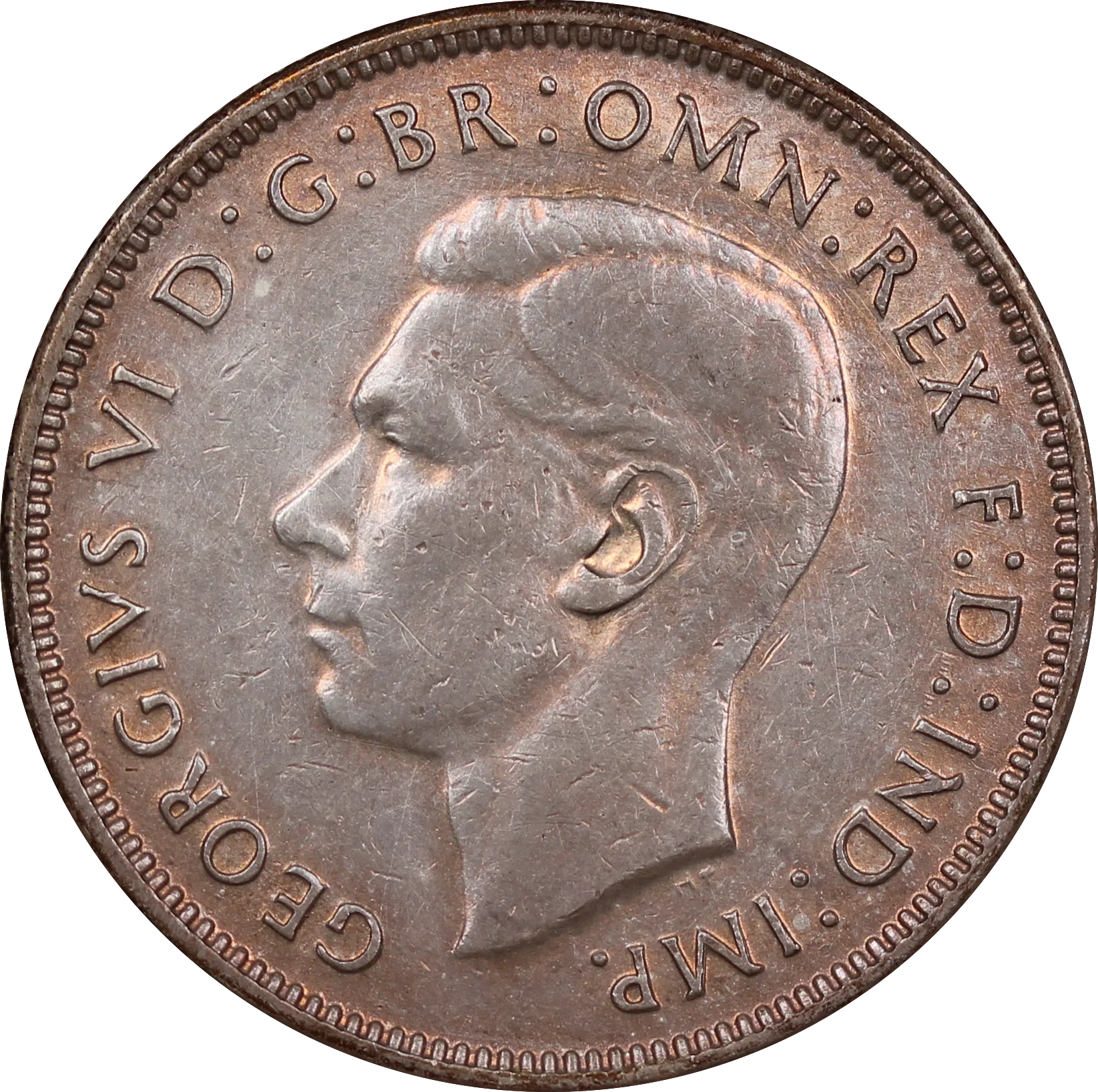 1940 Silver Florin Coin Circulated - Image 2