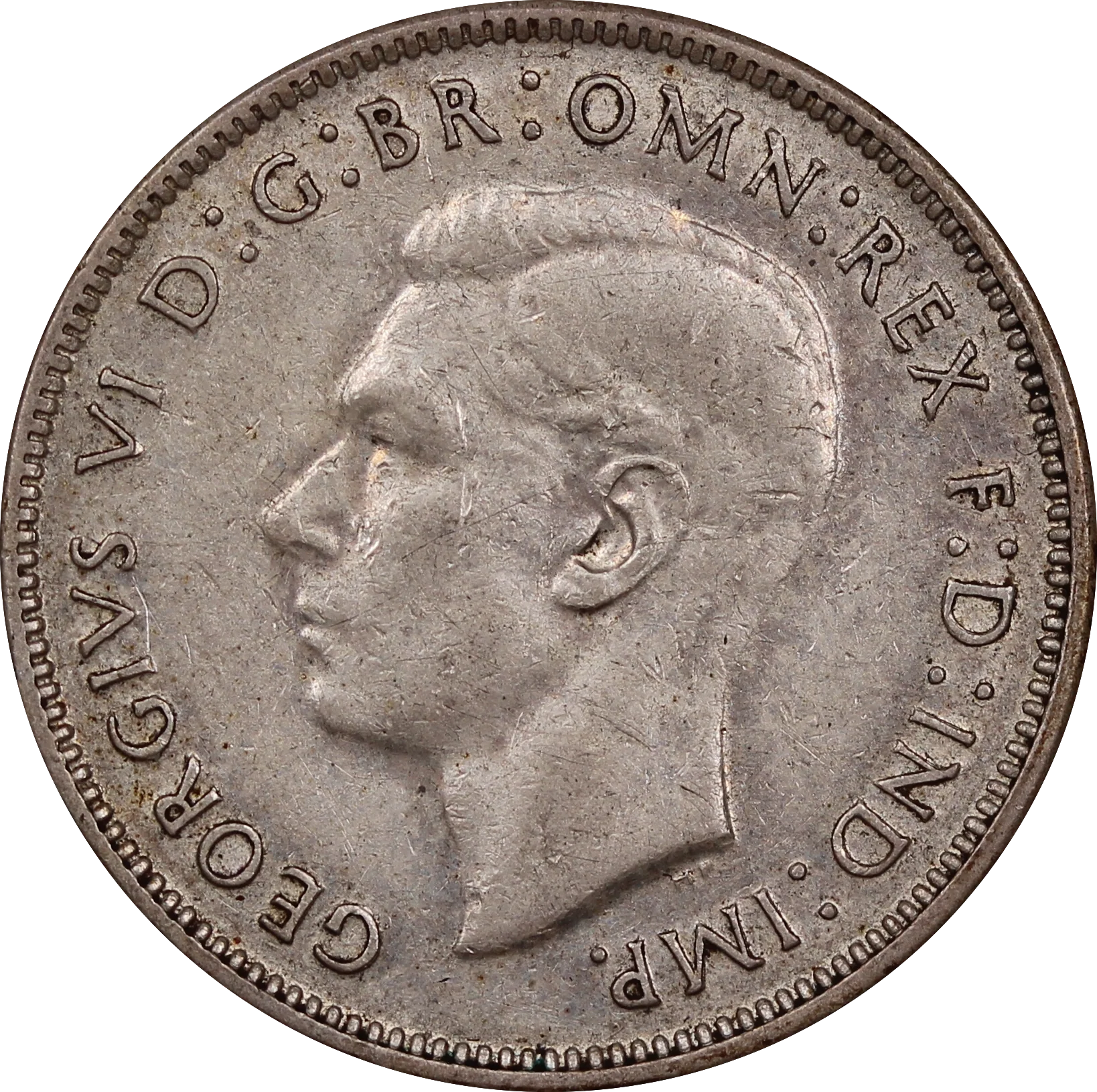 1941 Silver Florin Coin Circulated - Image 2