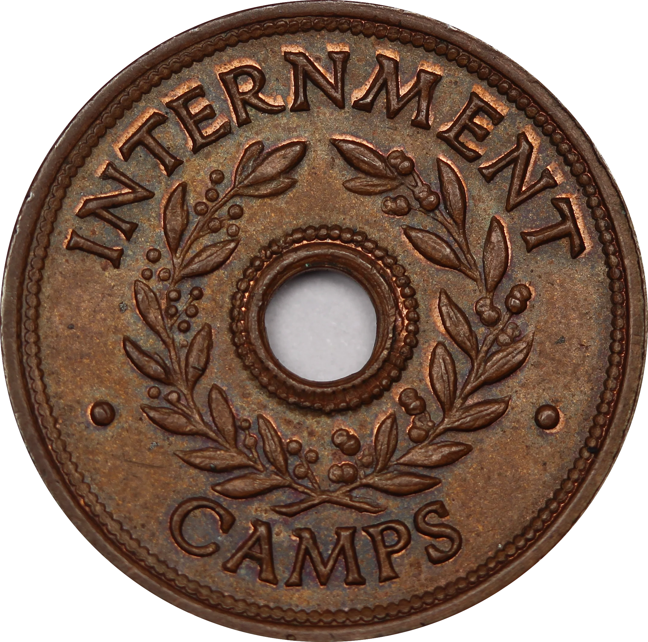 1943 One Shilling Internment Token UNC - Image 2