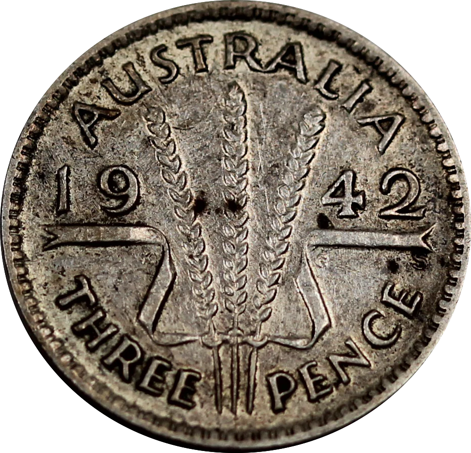 1942M Threepence VF